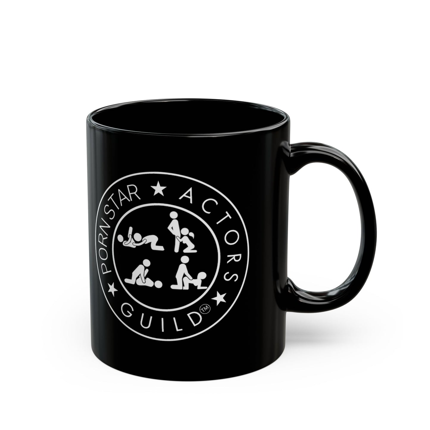 Porn Star Actors Guild 11oz Black Mug