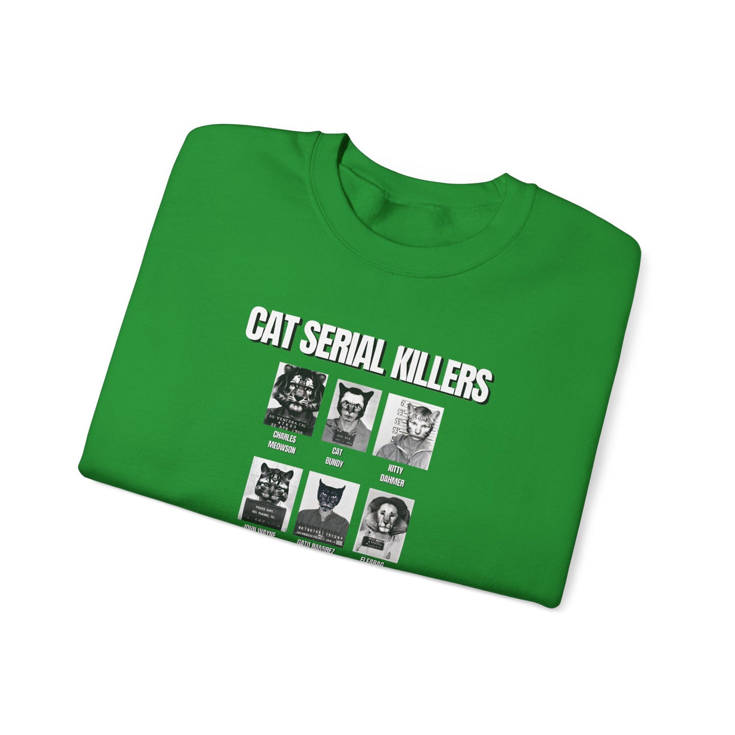 Cat Serial Killers Unisex Heavy Blend Crewneck Sweatshirt