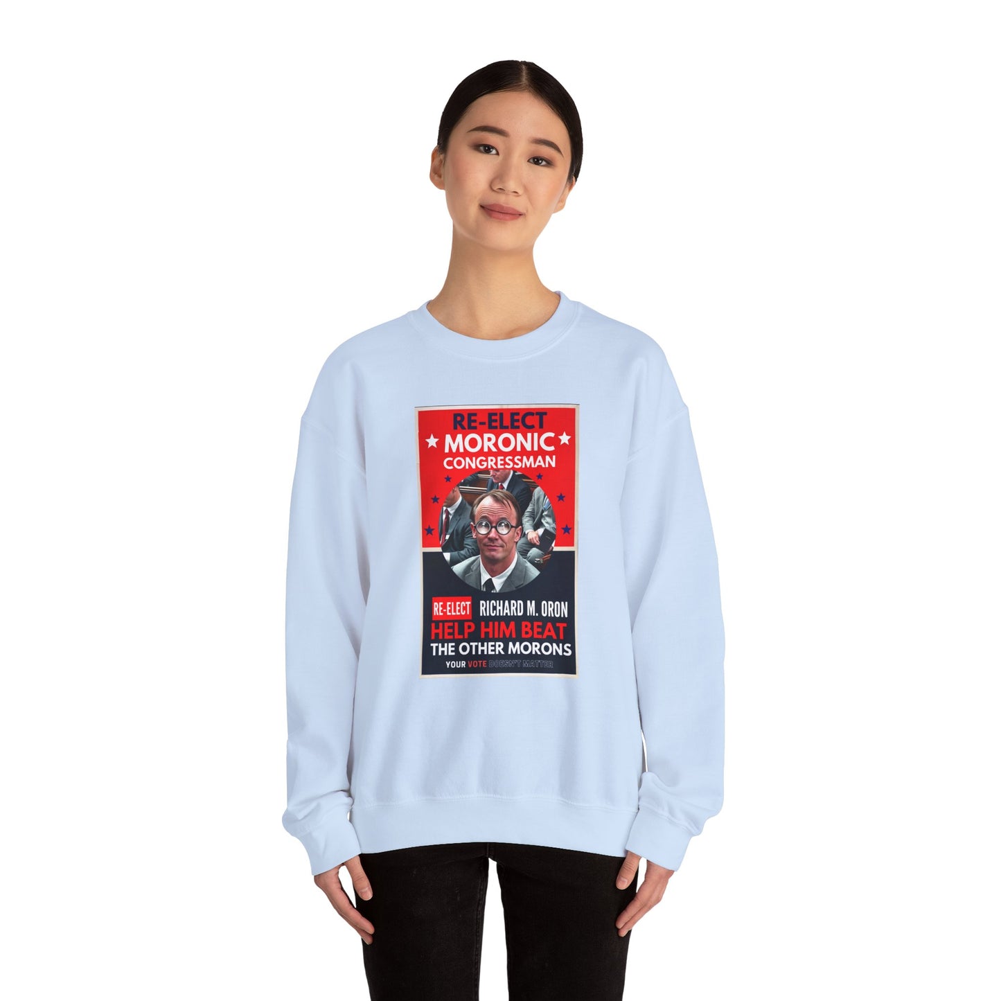 Re-Elect Moronic Congressman Unisex Heavy Blend™ Crewneck Sweatshirt