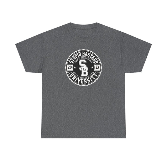 Stupid Bastard University Unisex Heavy Cotton Tee