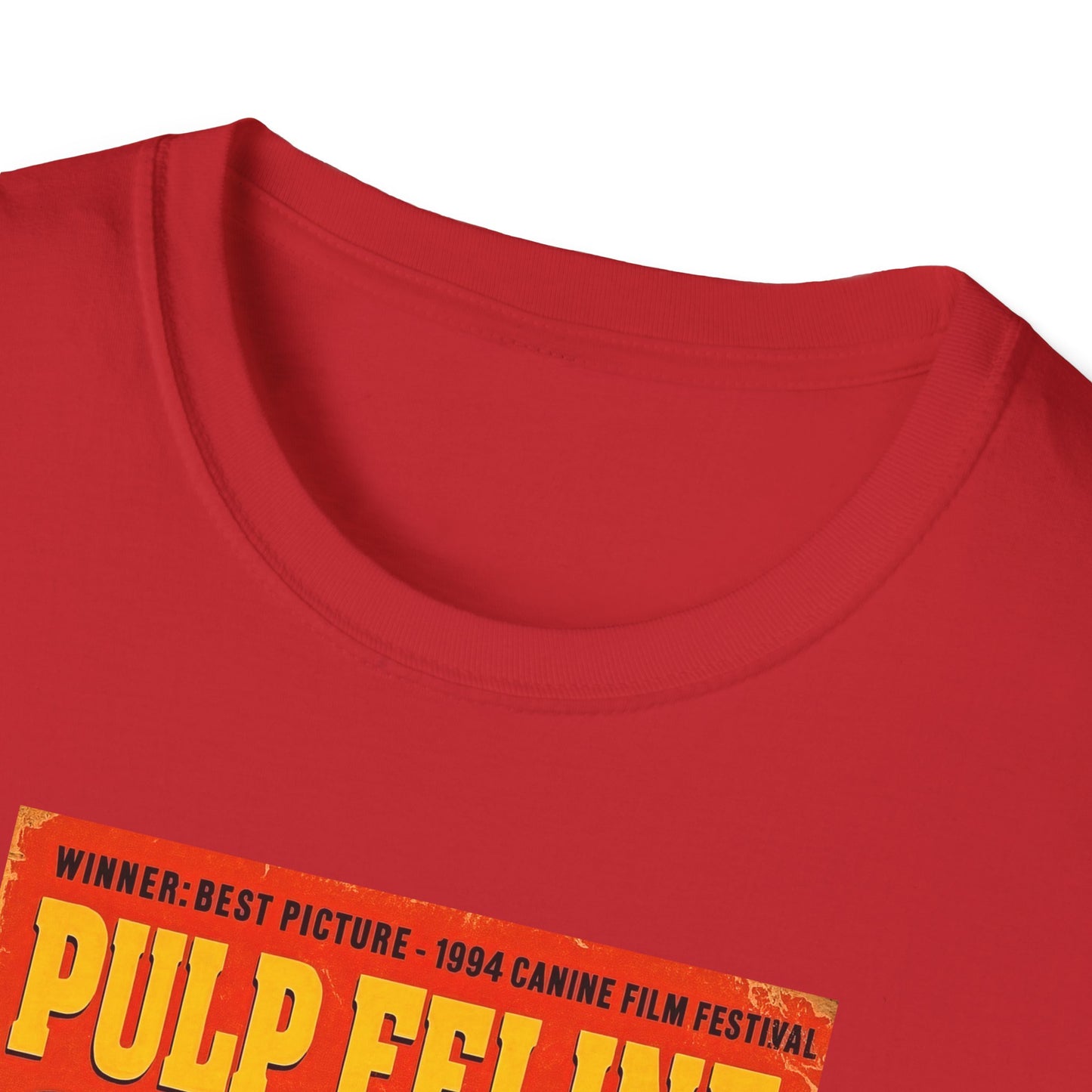 Pulp Feline Movie Vintage Unisex Softstyle Tee