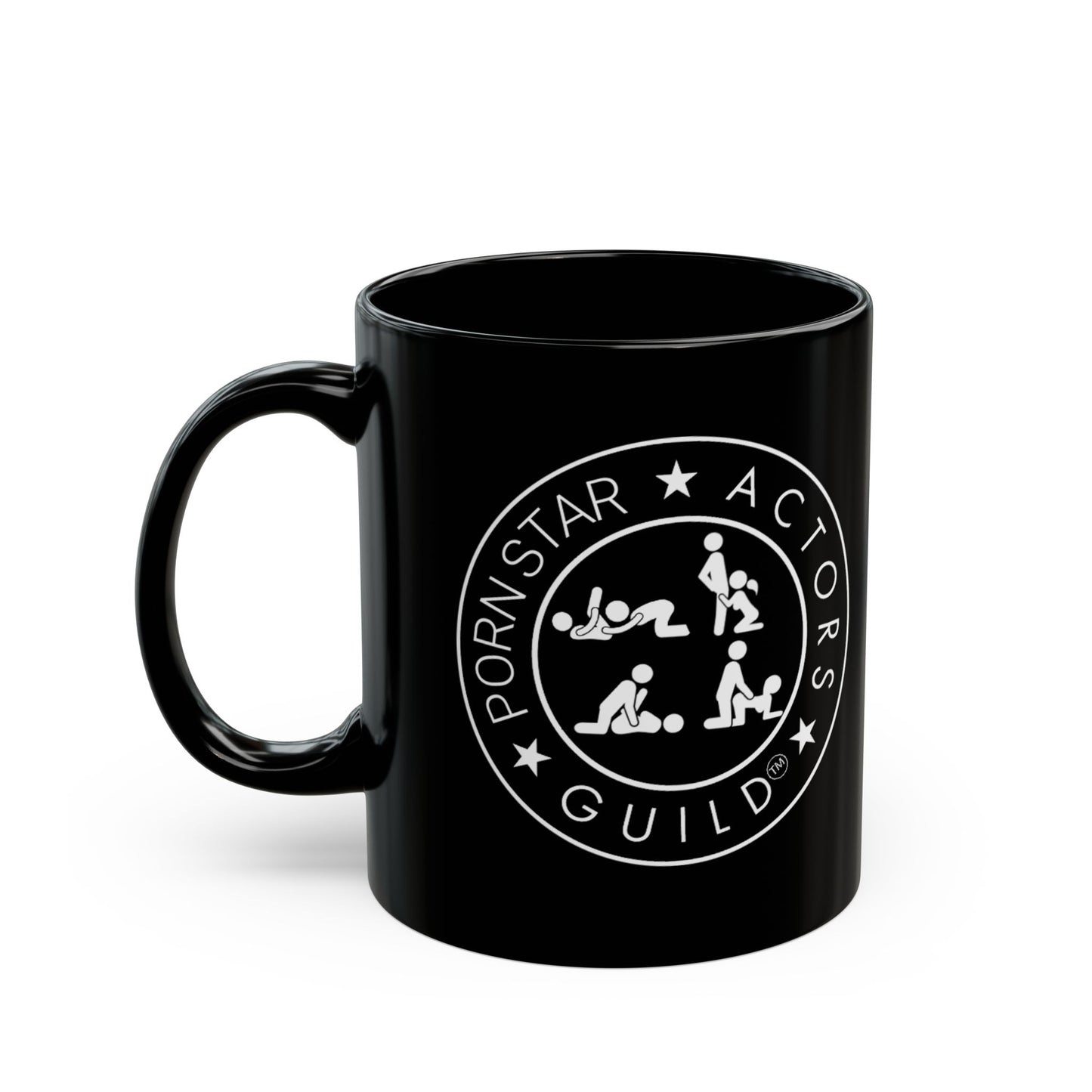 Porn Star Actors Guild 11oz Black Mug