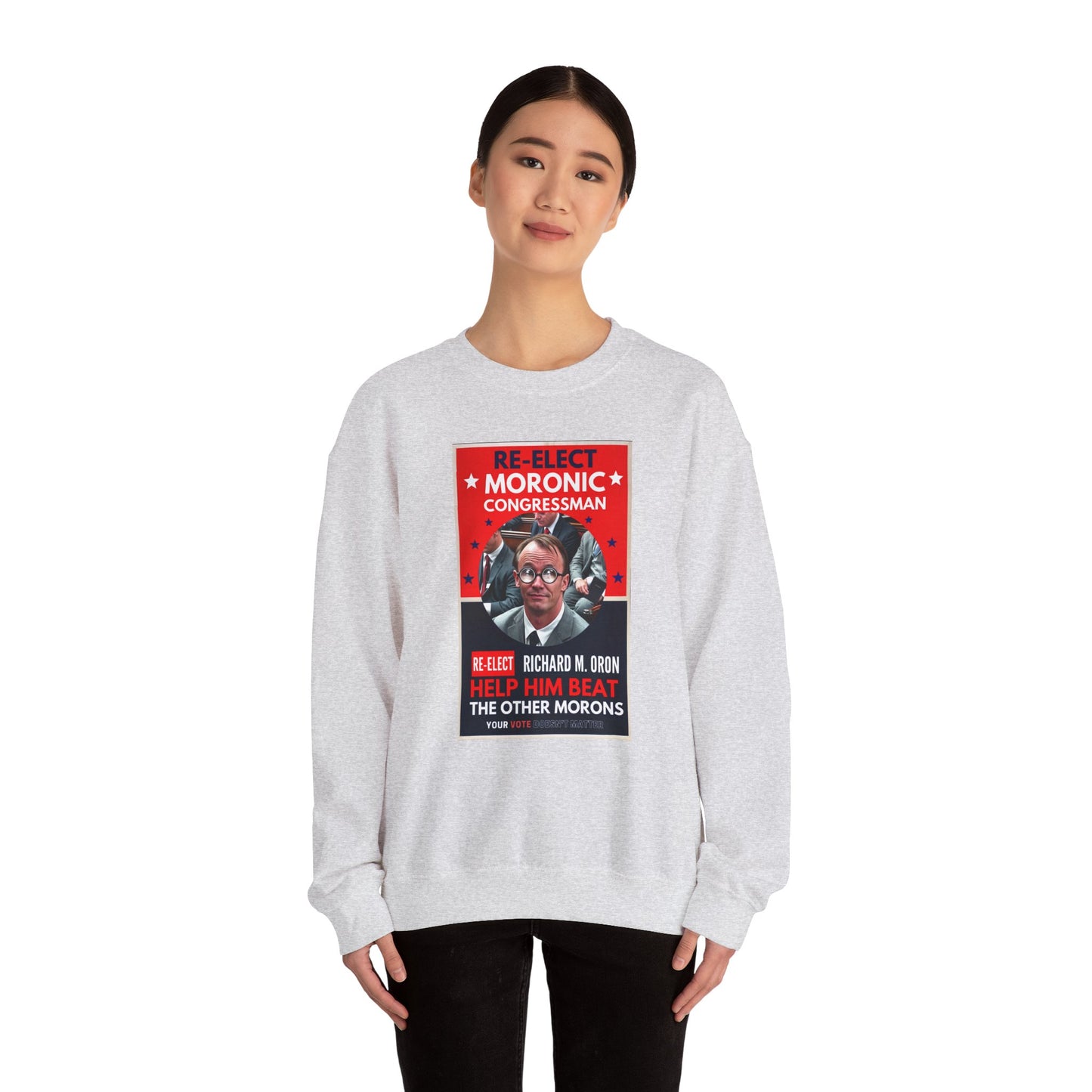 Re-Elect Moronic Congressman Unisex Heavy Blend™ Crewneck Sweatshirt