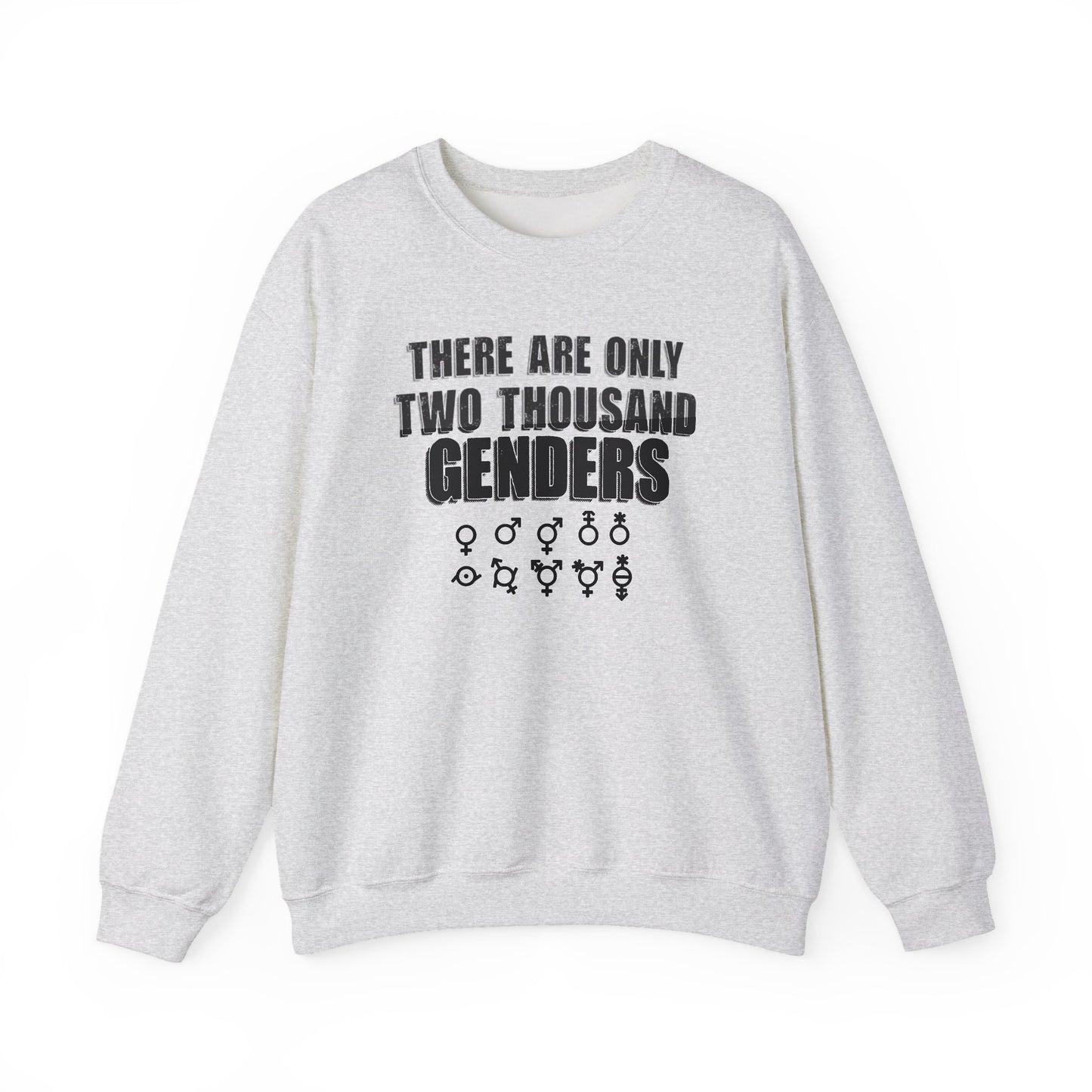 There Are Only Two Thousand Genders Unisex Heavy Blend Crewneck Sweatshirt