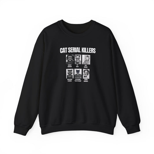 Cat Serial Killers Unisex Heavy Blend Crewneck Sweatshirt
