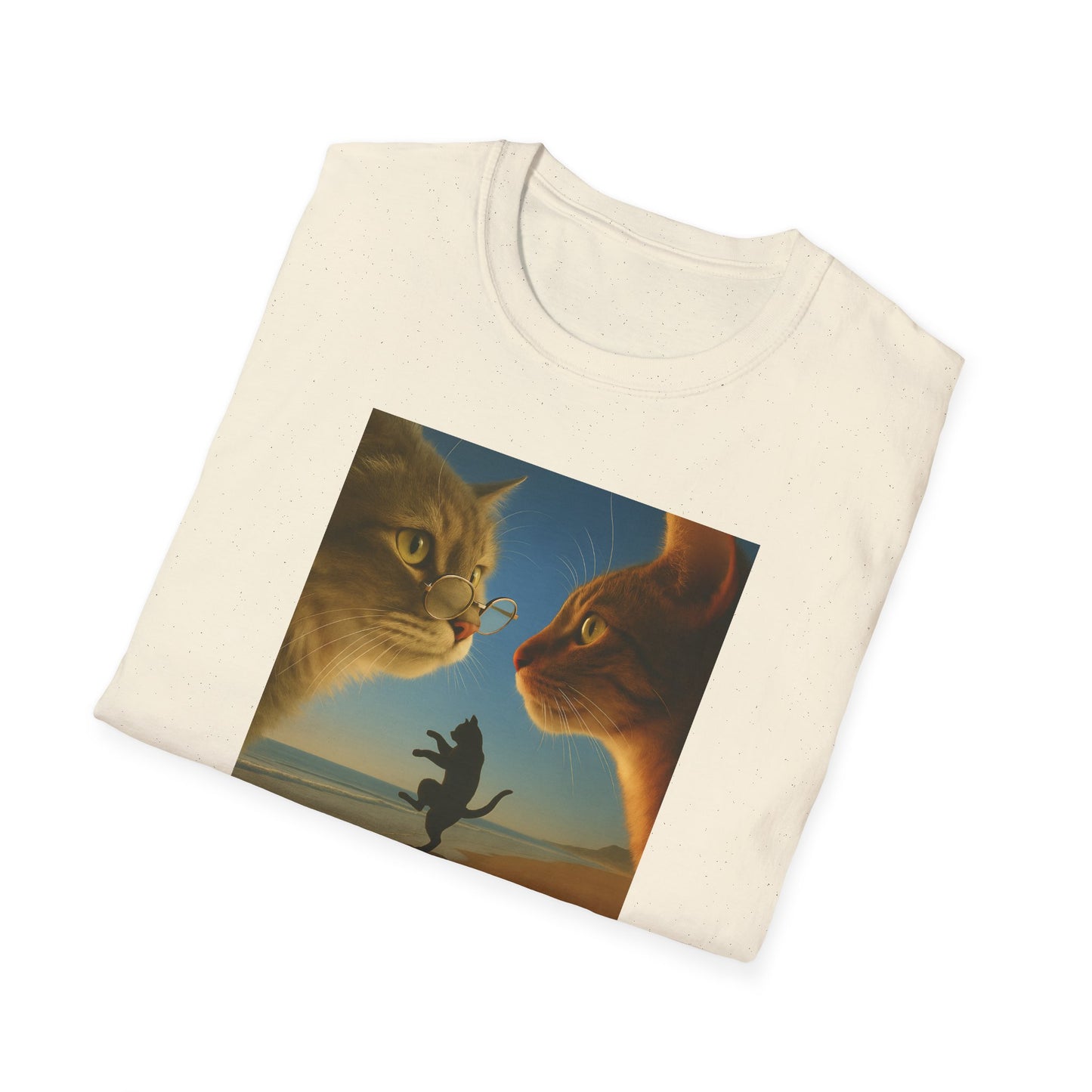 Karate Kat T-Shirt - Fun Unisex Softstyle T-Shirt