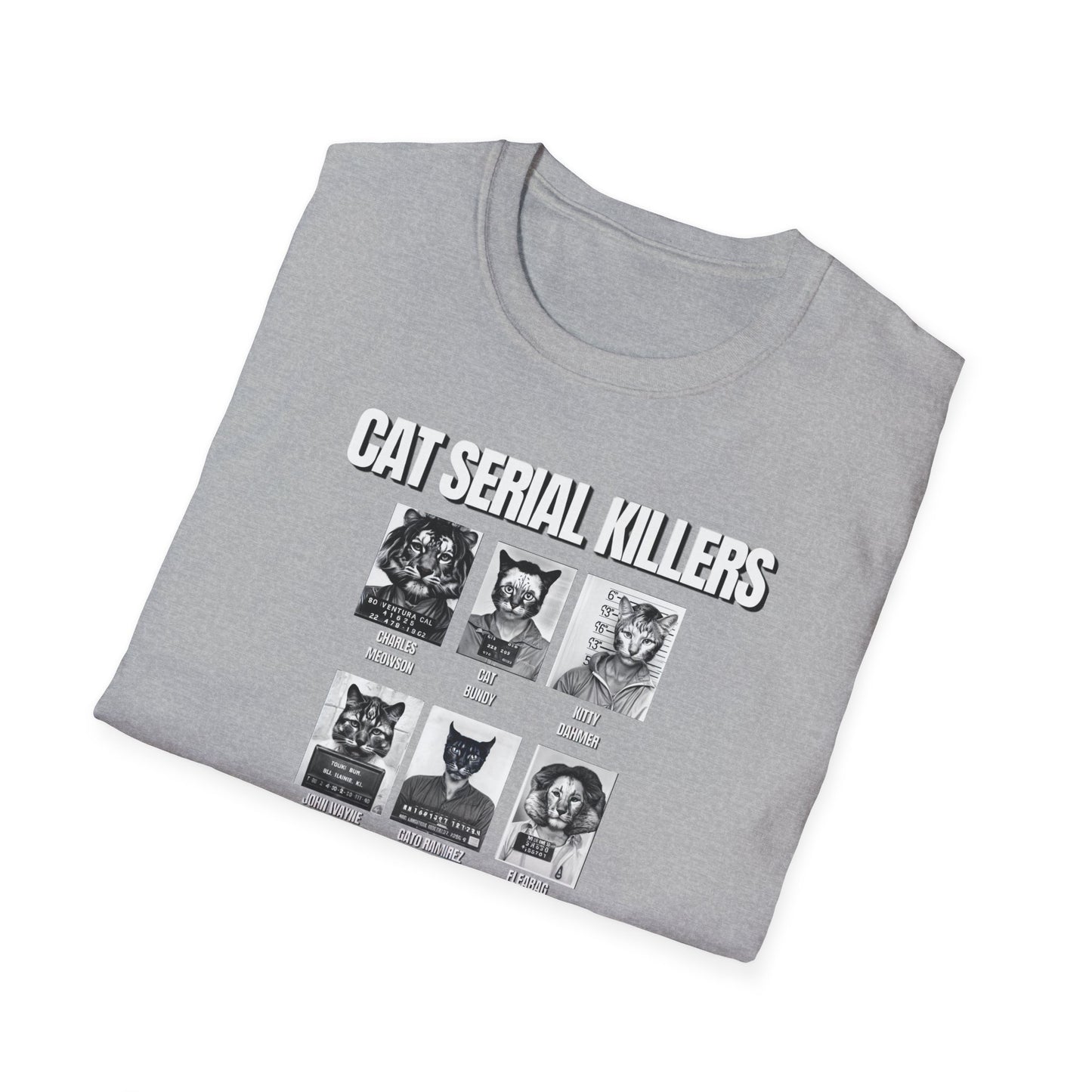 Cat Serial Killers NL Unisex Softstyle T-Shirt