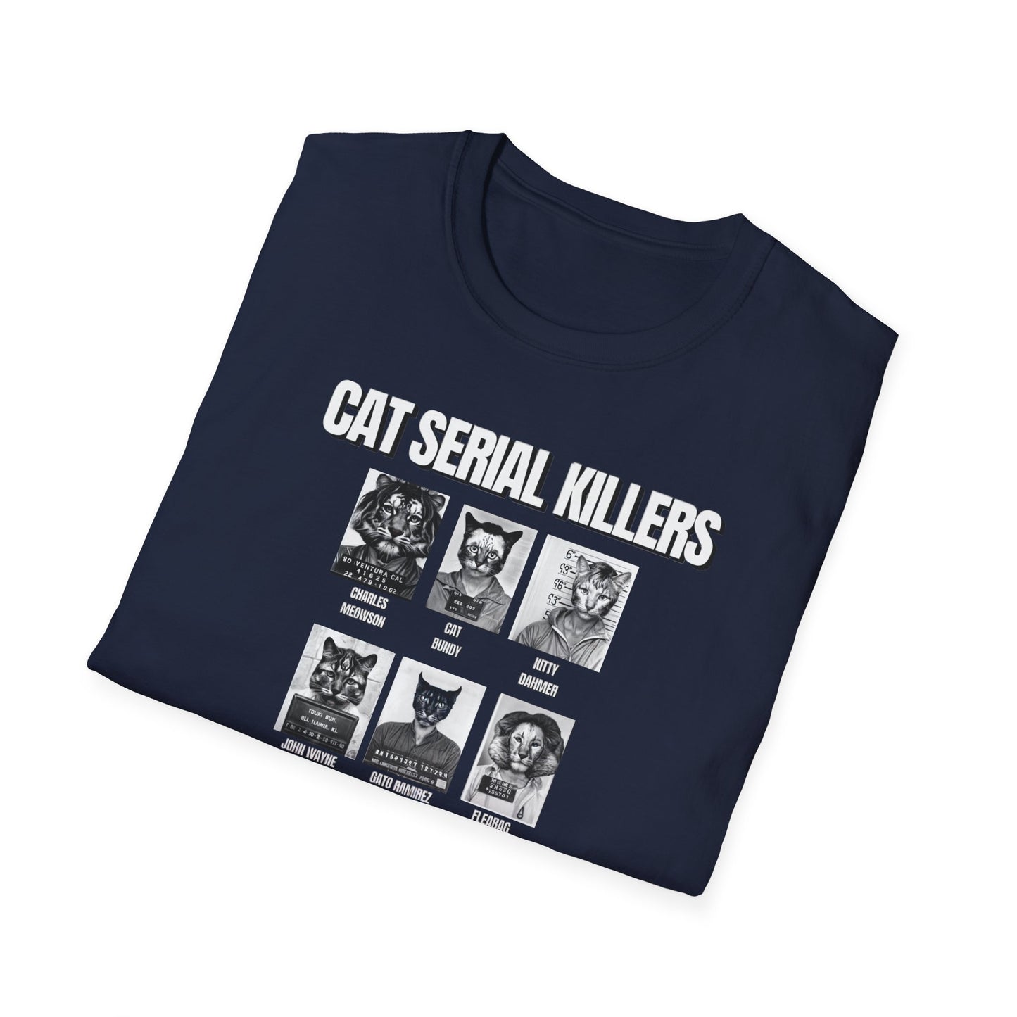 Cat Serial Killers NL Unisex Softstyle T-Shirt