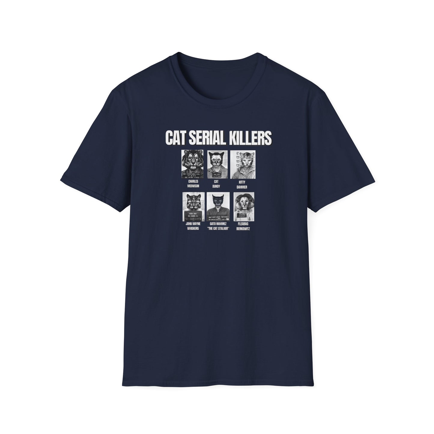 Cat Serial Killers NL Unisex Softstyle T-Shirt