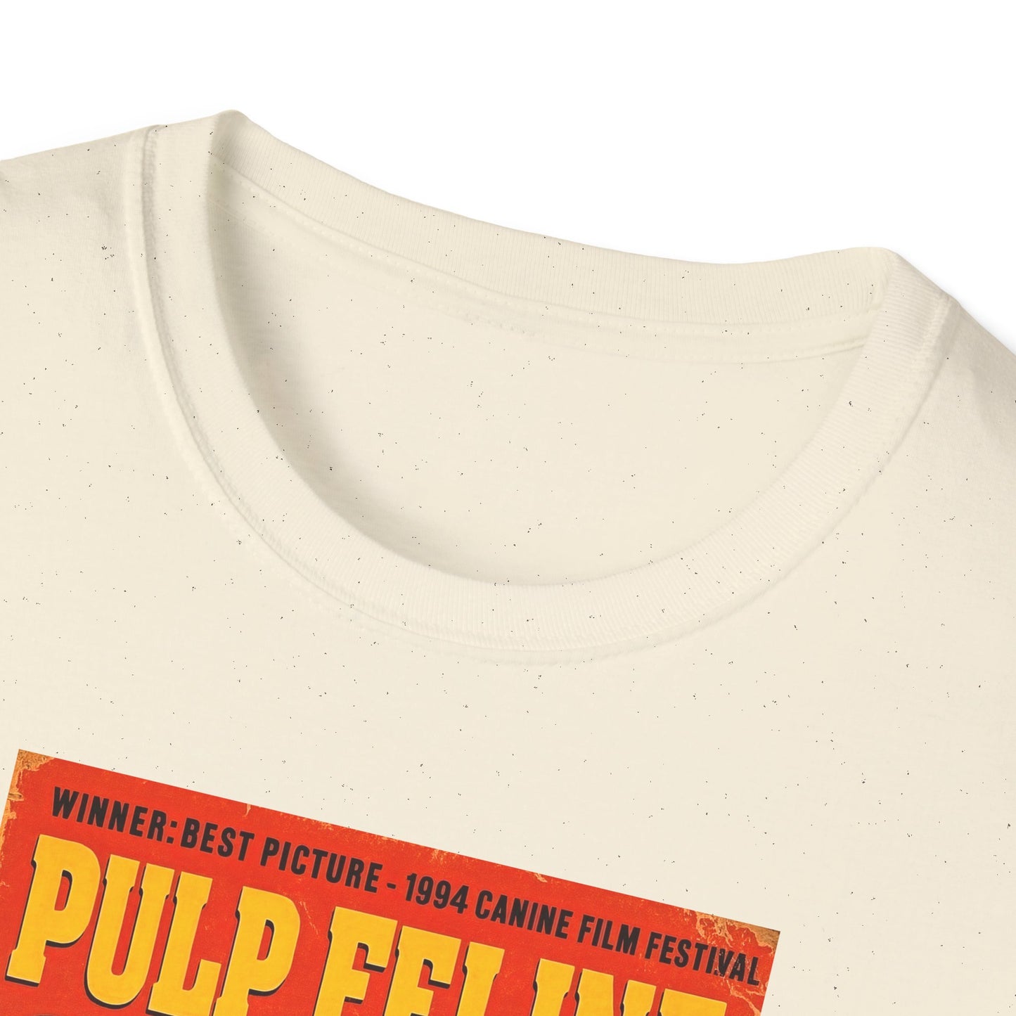 Pulp Feline Movie Vintage Unisex Softstyle Tee