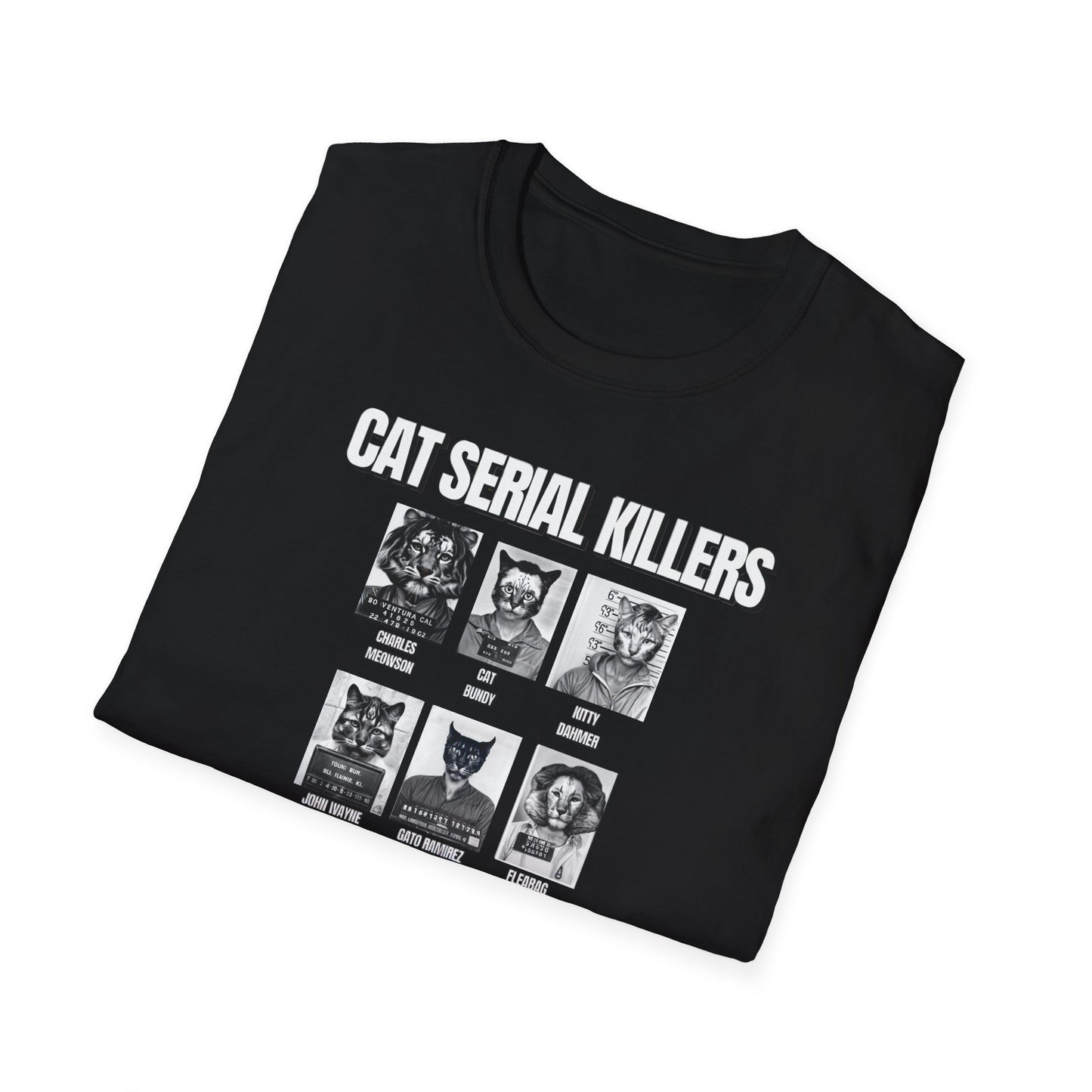 Cat Serial Killers NL Unisex Softstyle T-Shirt