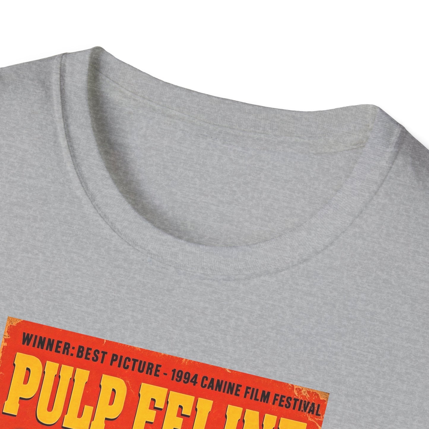 Pulp Feline Movie Vintage Unisex Softstyle Tee