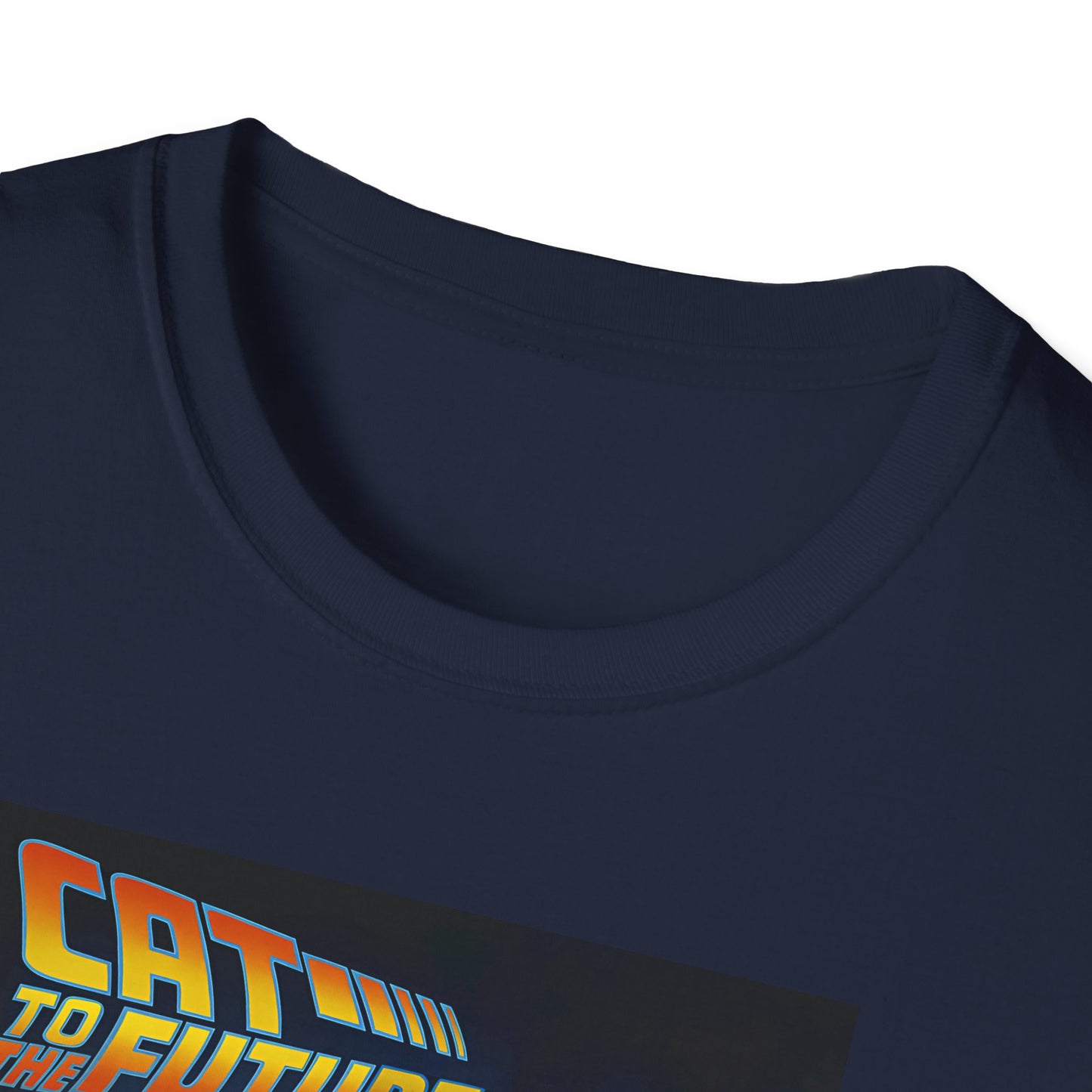 Cat To The Future Unisex Softstyle Tee