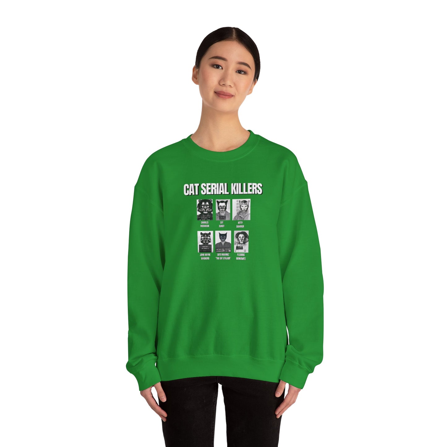 Cat Serial Killers Unisex Heavy Blend Crewneck Sweatshirt