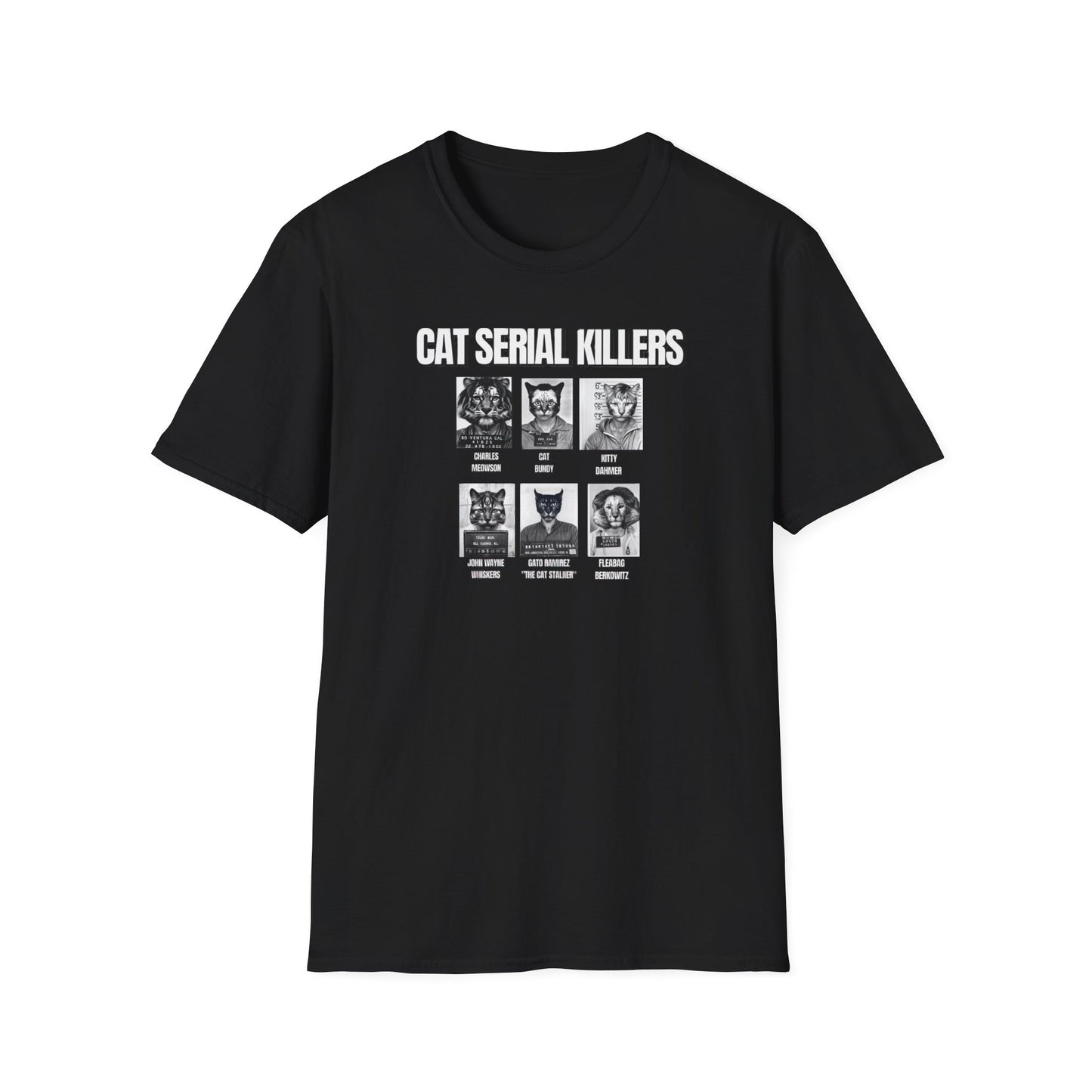Cat Serial Killers NL Unisex Softstyle T-Shirt