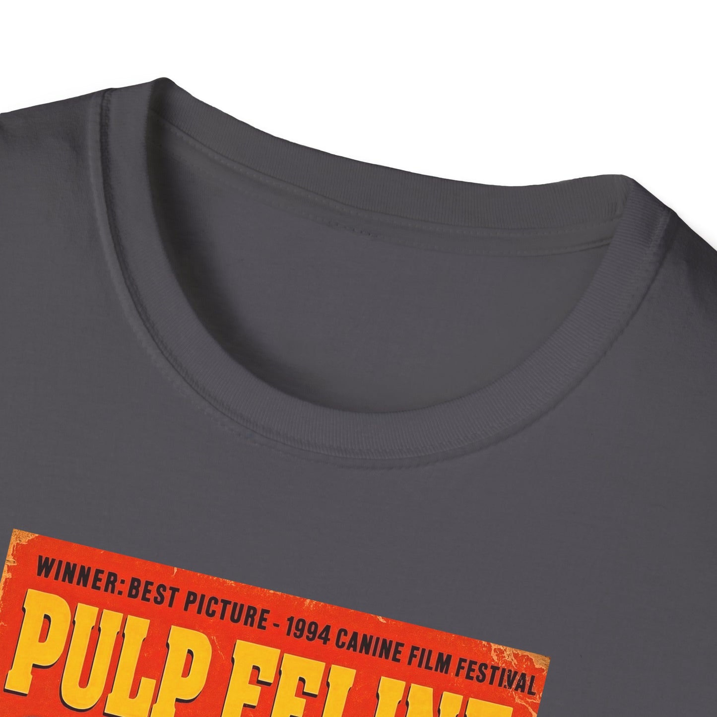 Pulp Feline Movie Vintage Unisex Softstyle Tee