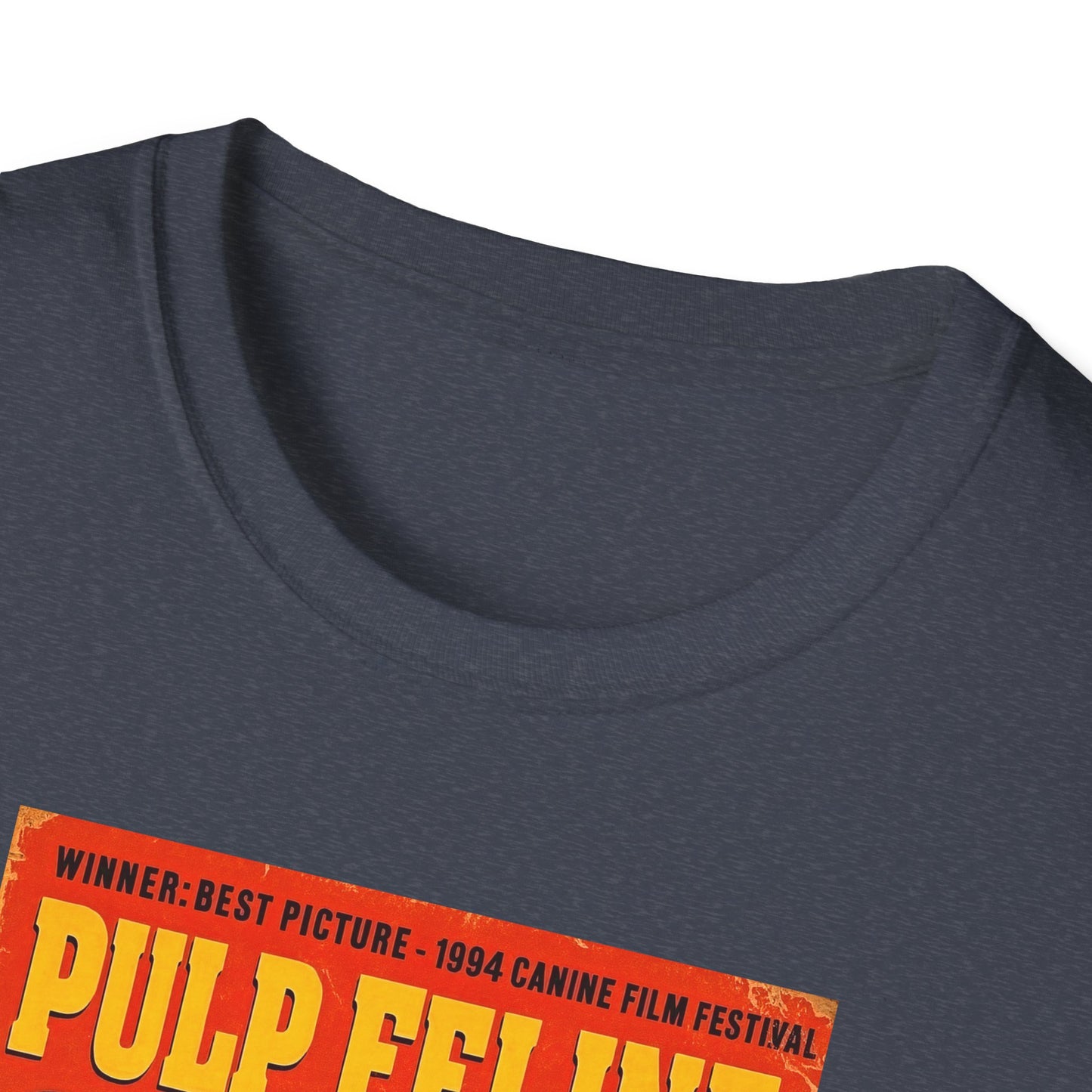 Pulp Feline Movie Vintage Unisex Softstyle Tee