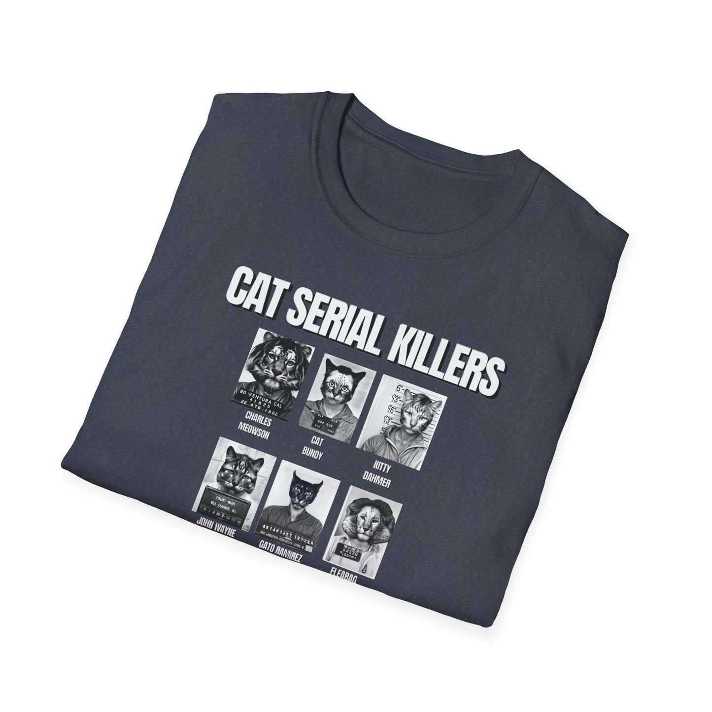Cat Serial Killers NL Unisex Softstyle T-Shirt
