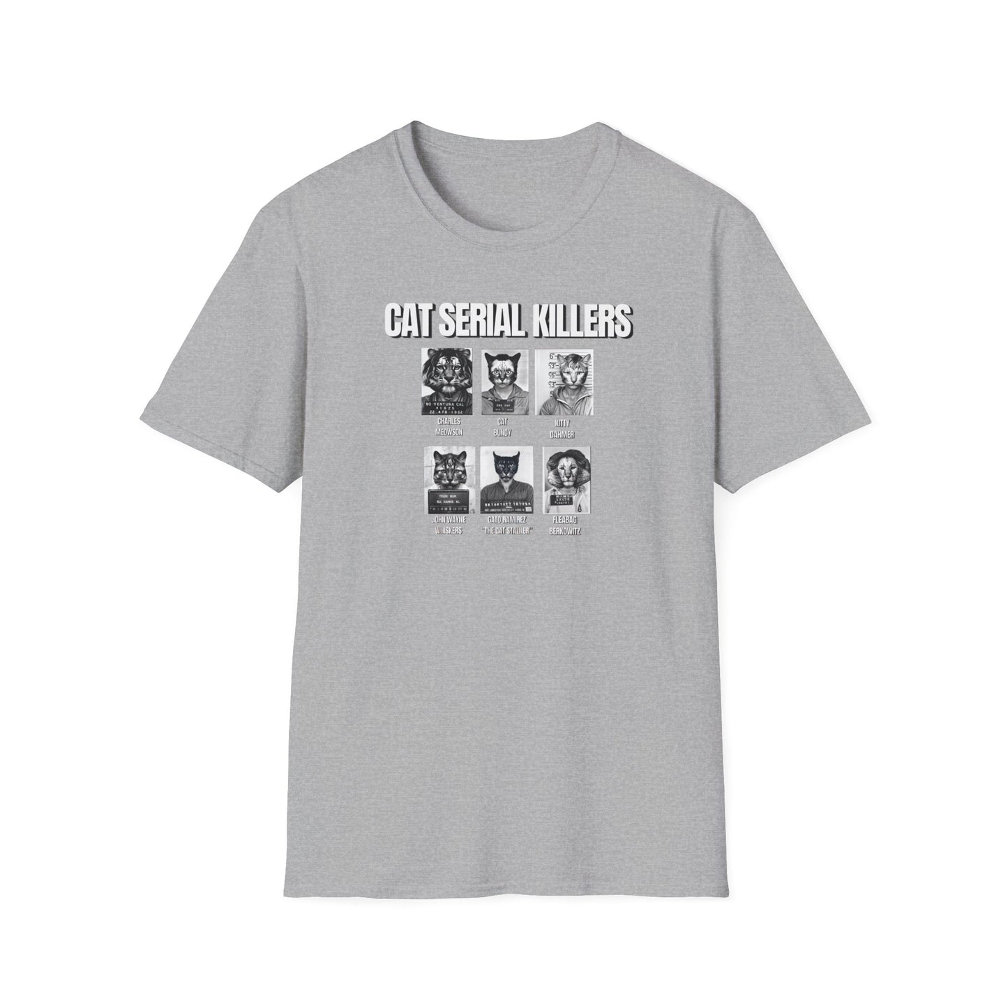 Cat Serial Killers NL Unisex Softstyle T-Shirt