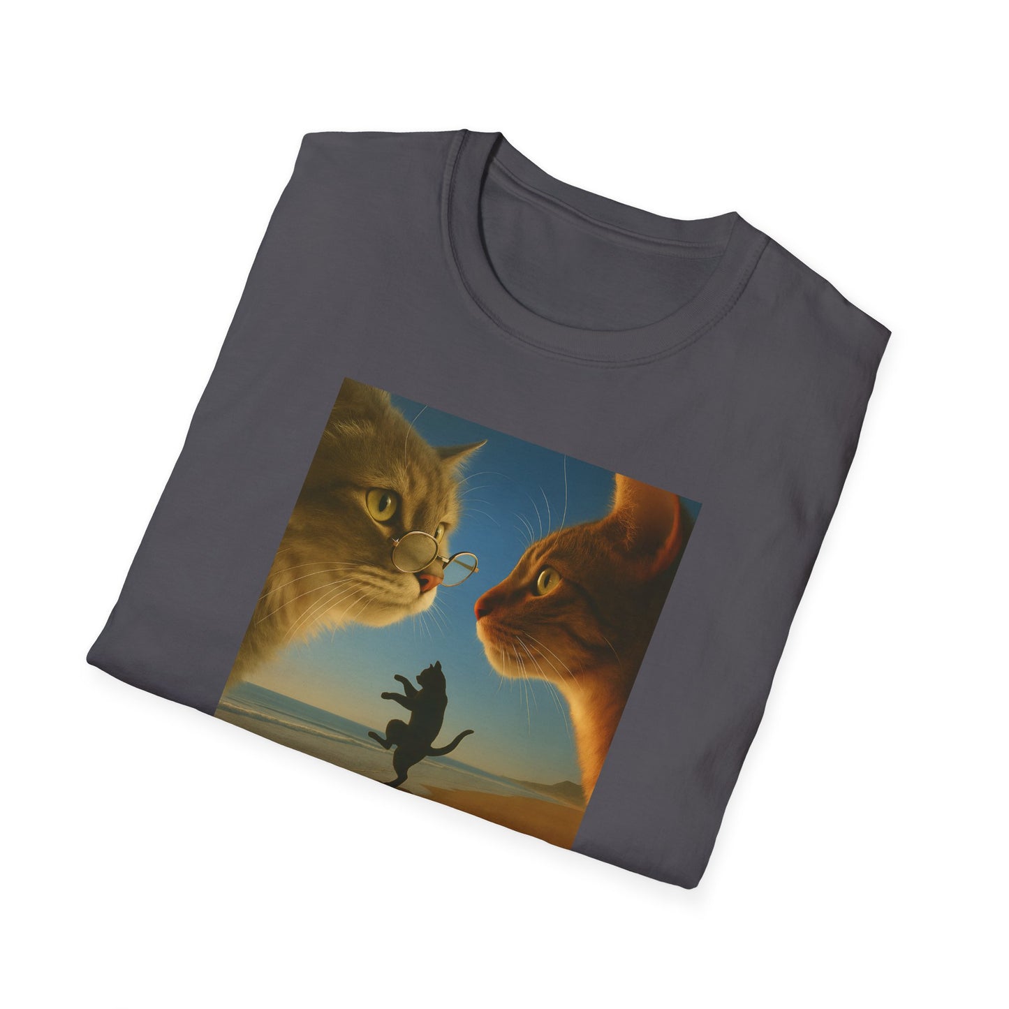 Karate Kat T-Shirt - Fun Unisex Softstyle T-Shirt