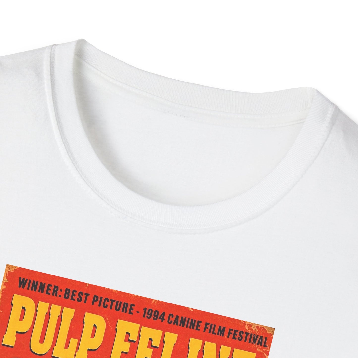Pulp Feline Movie Vintage Unisex Softstyle Tee