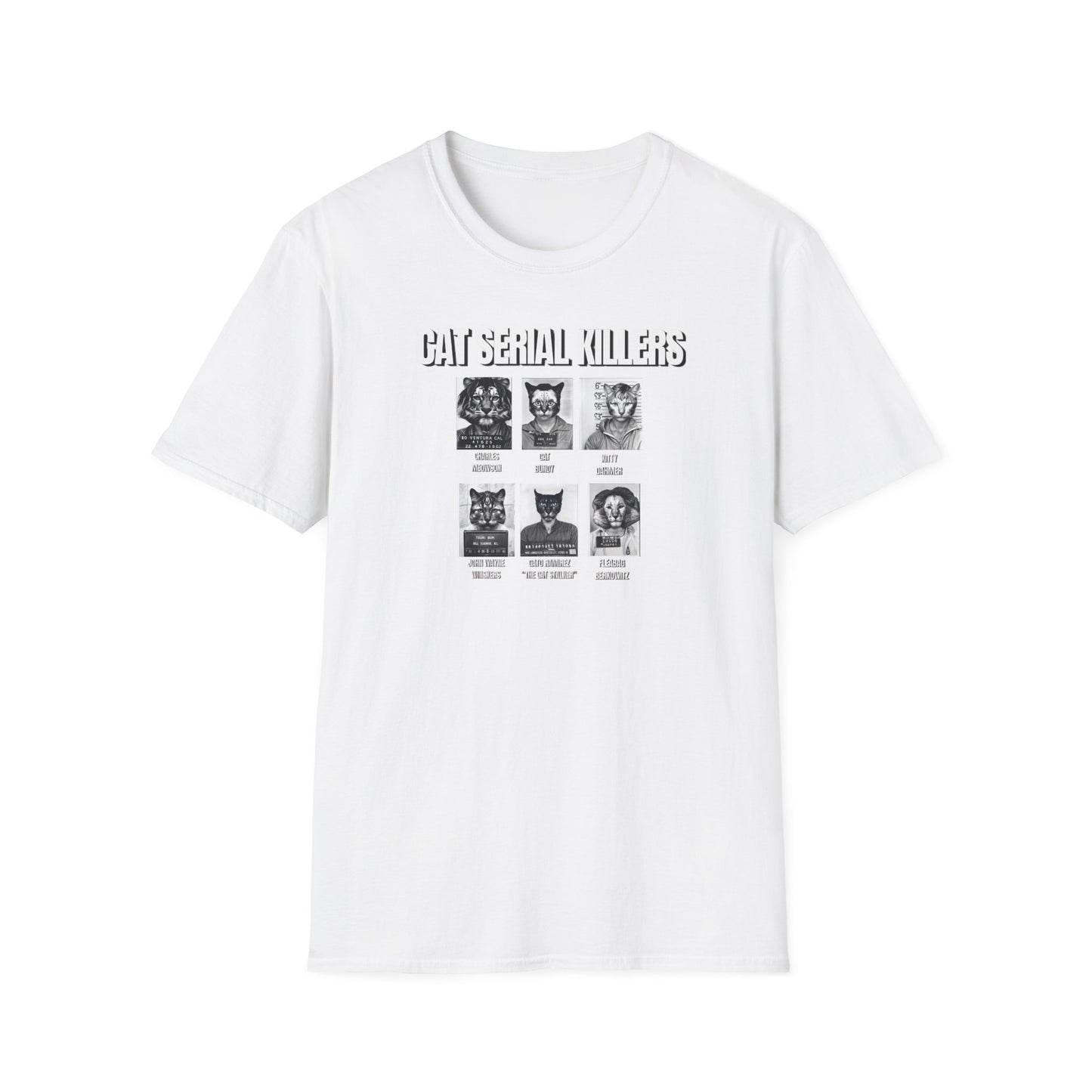 Cat Serial Killers NL Unisex Softstyle T-Shirt