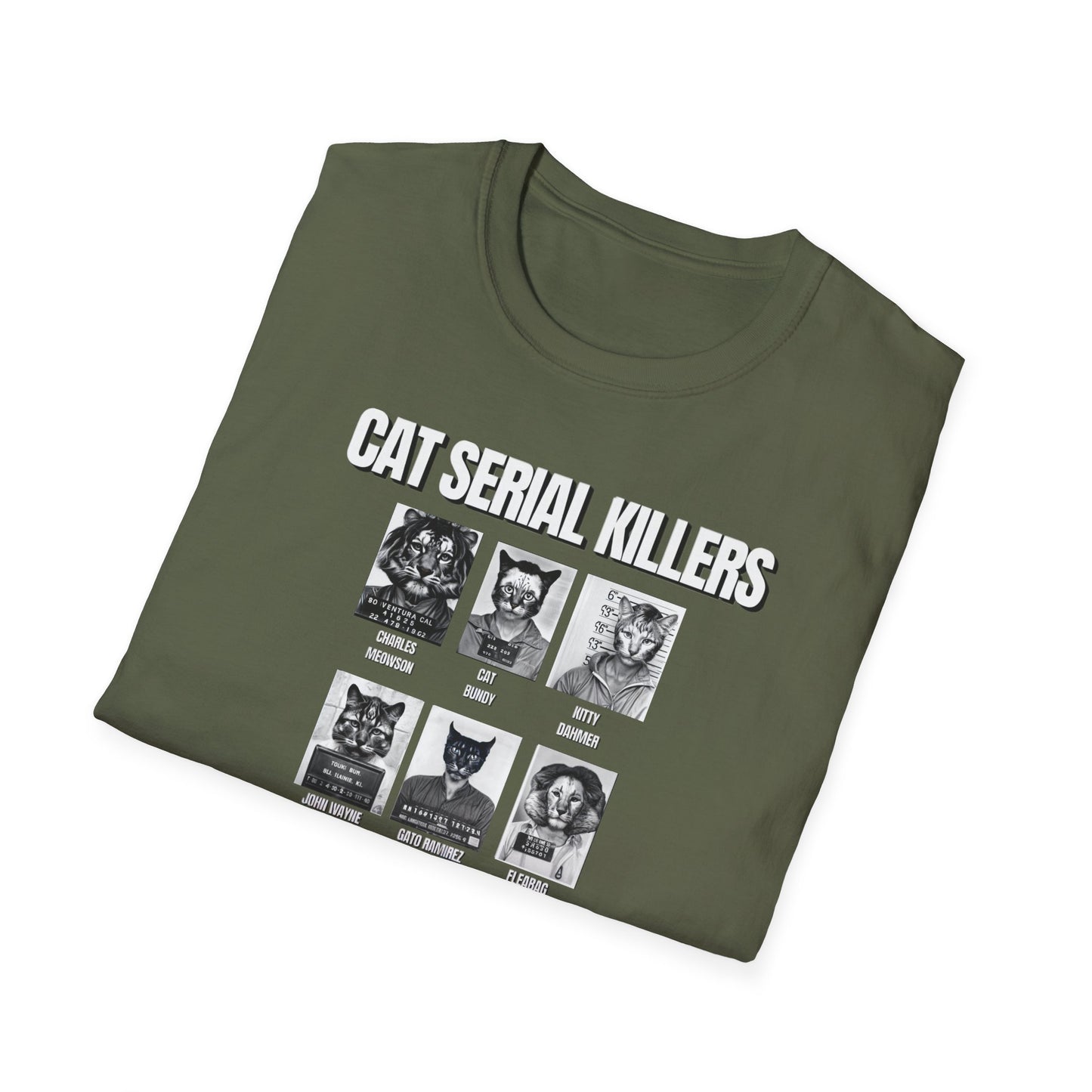 Cat Serial Killers NL Unisex Softstyle T-Shirt