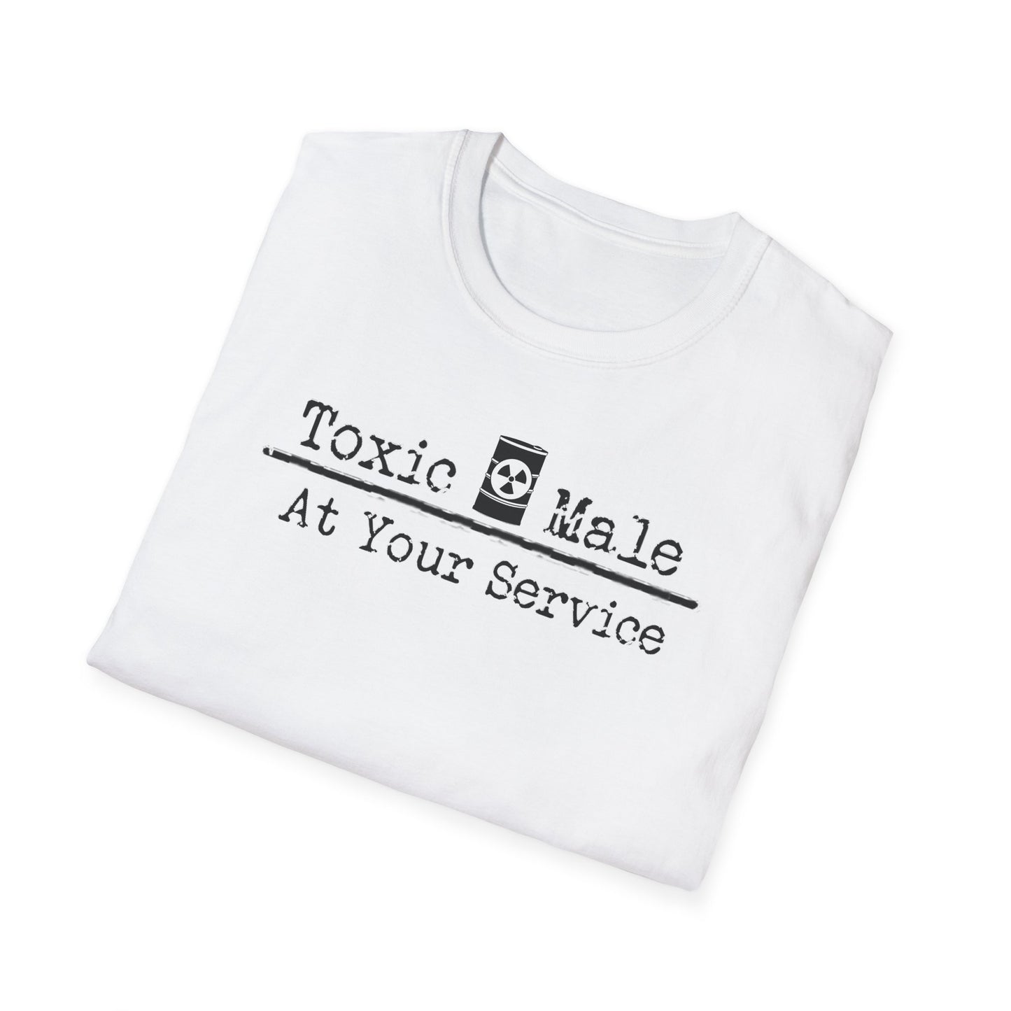 Toxic Male: At Your Service NL Unisex Softstyle T-Shirt