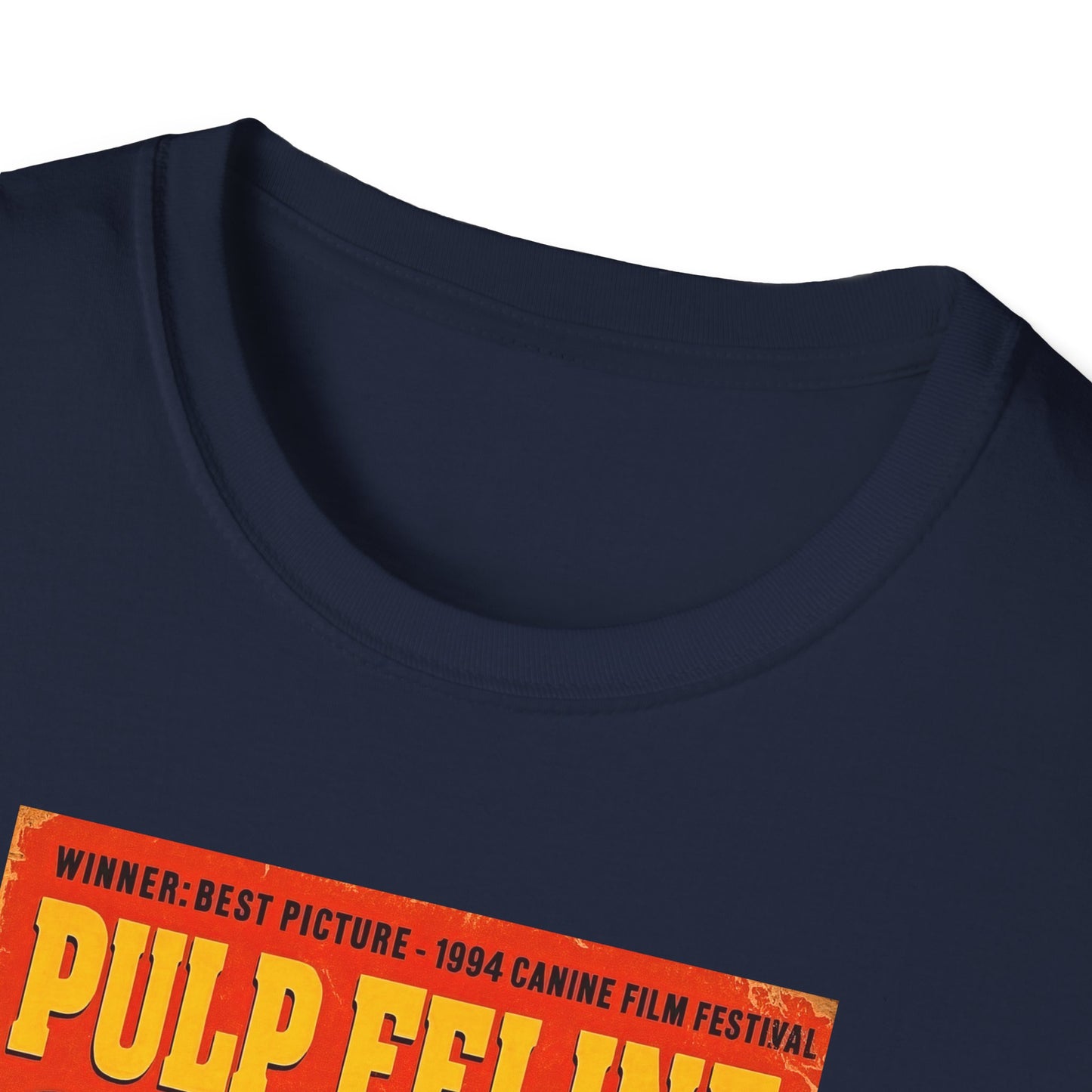Pulp Feline Movie Vintage Unisex Softstyle Tee
