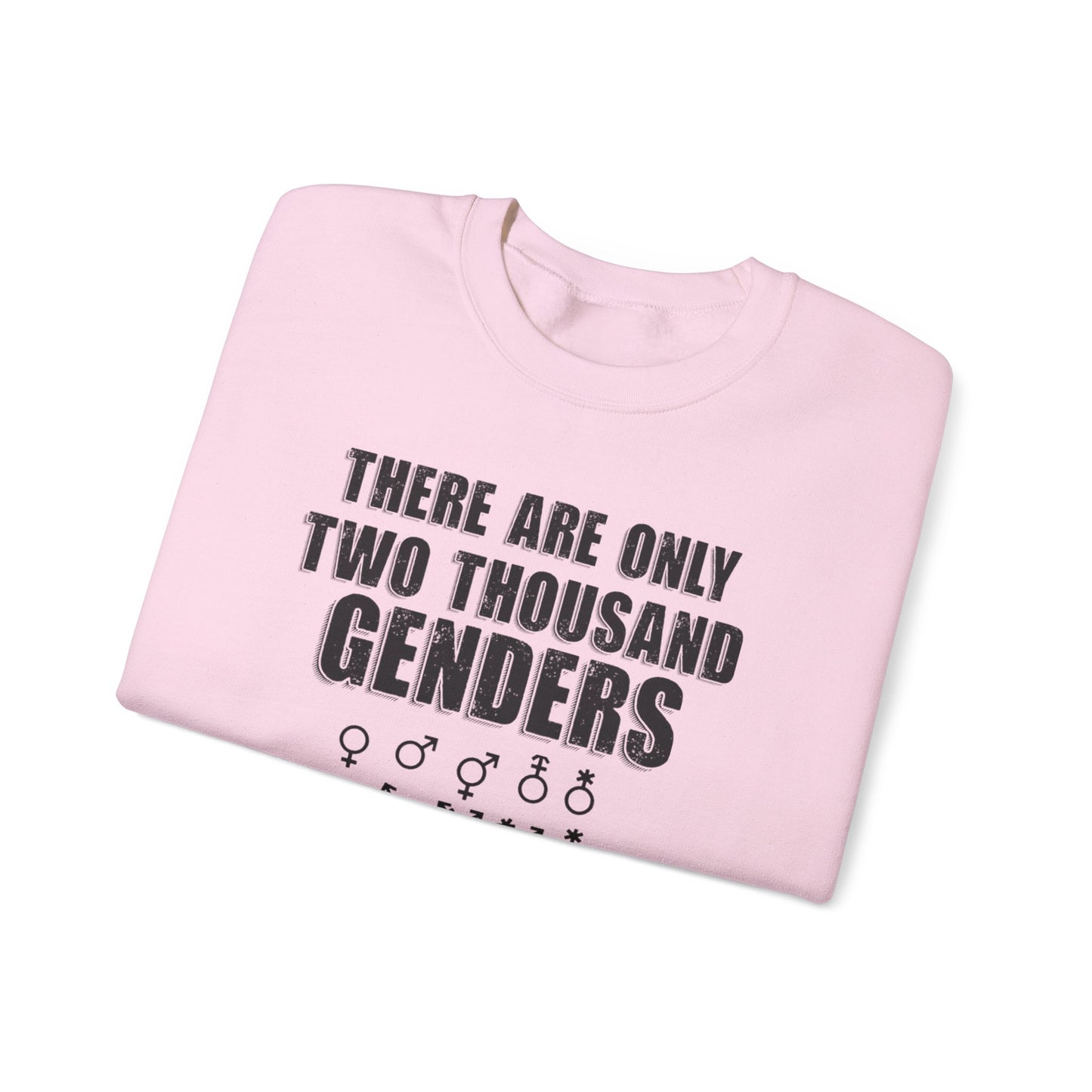There Are Only Two Thousand Genders Unisex Heavy Blend Crewneck Sweatshirt