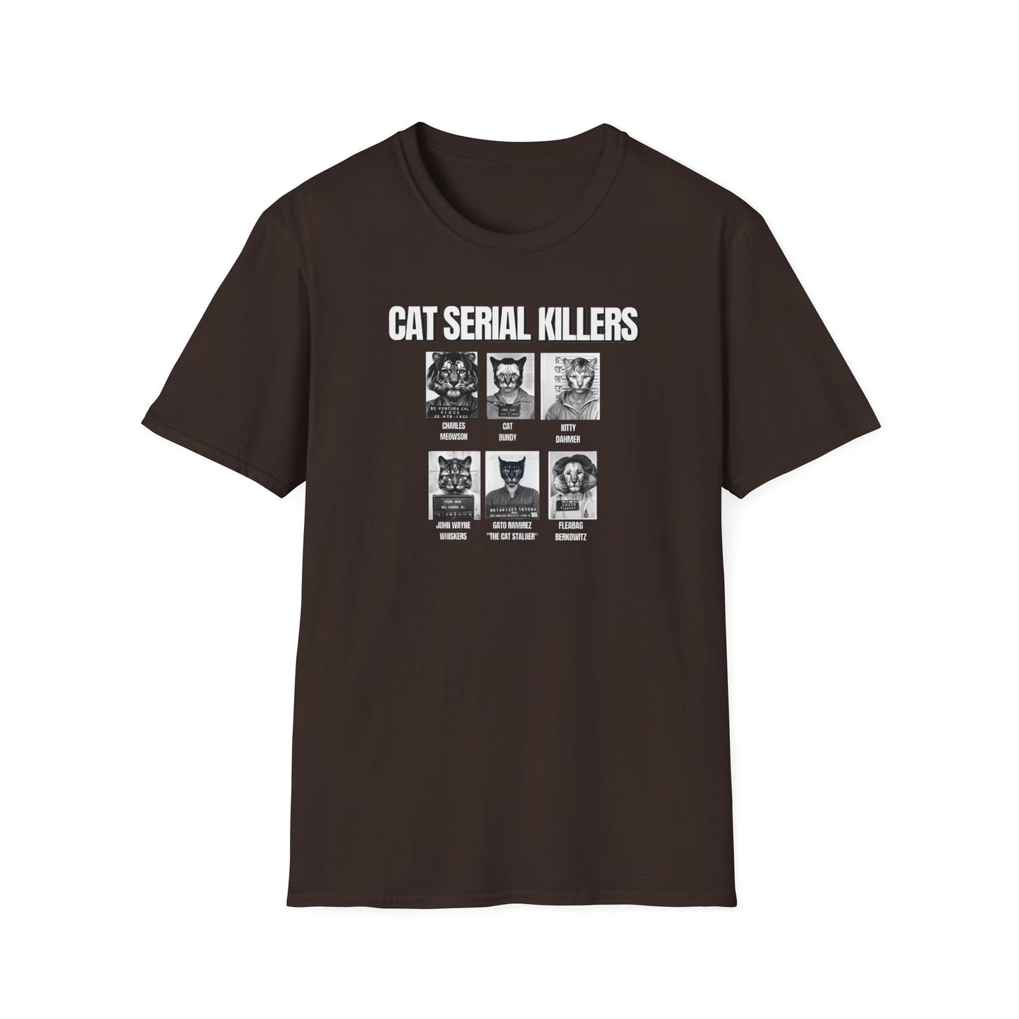 Cat Serial Killers NL Unisex Softstyle T-Shirt