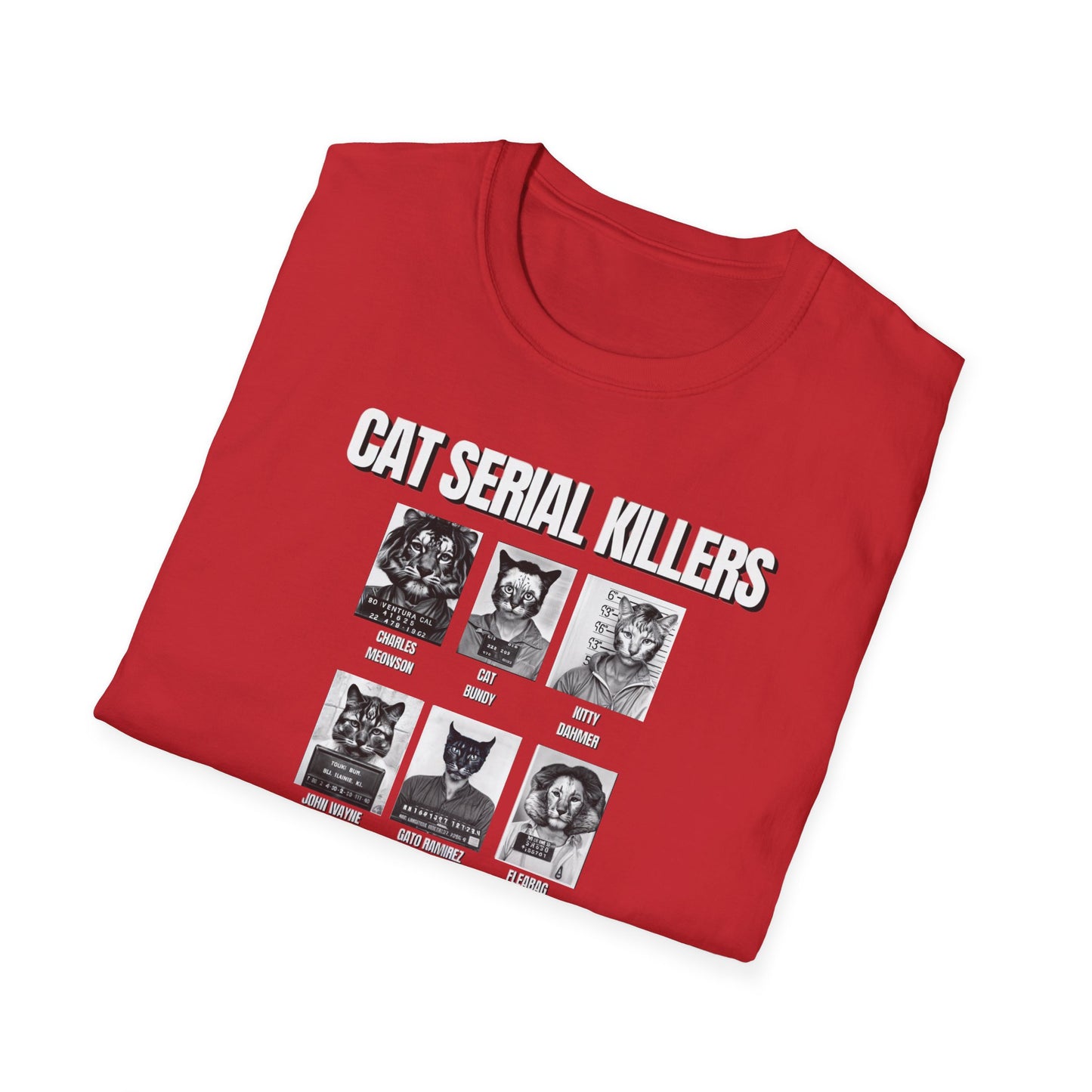 Cat Serial Killers NL Unisex Softstyle T-Shirt