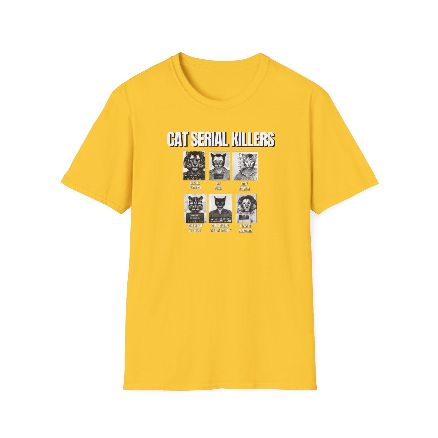 Cat Serial Killers NL Unisex Softstyle T-Shirt