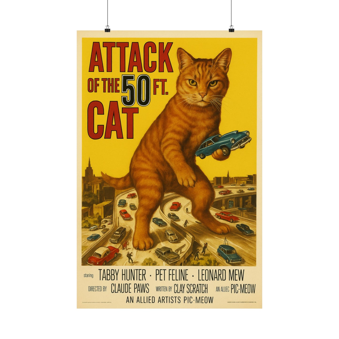 Attack Of The 50 FT Cat Movie Poster