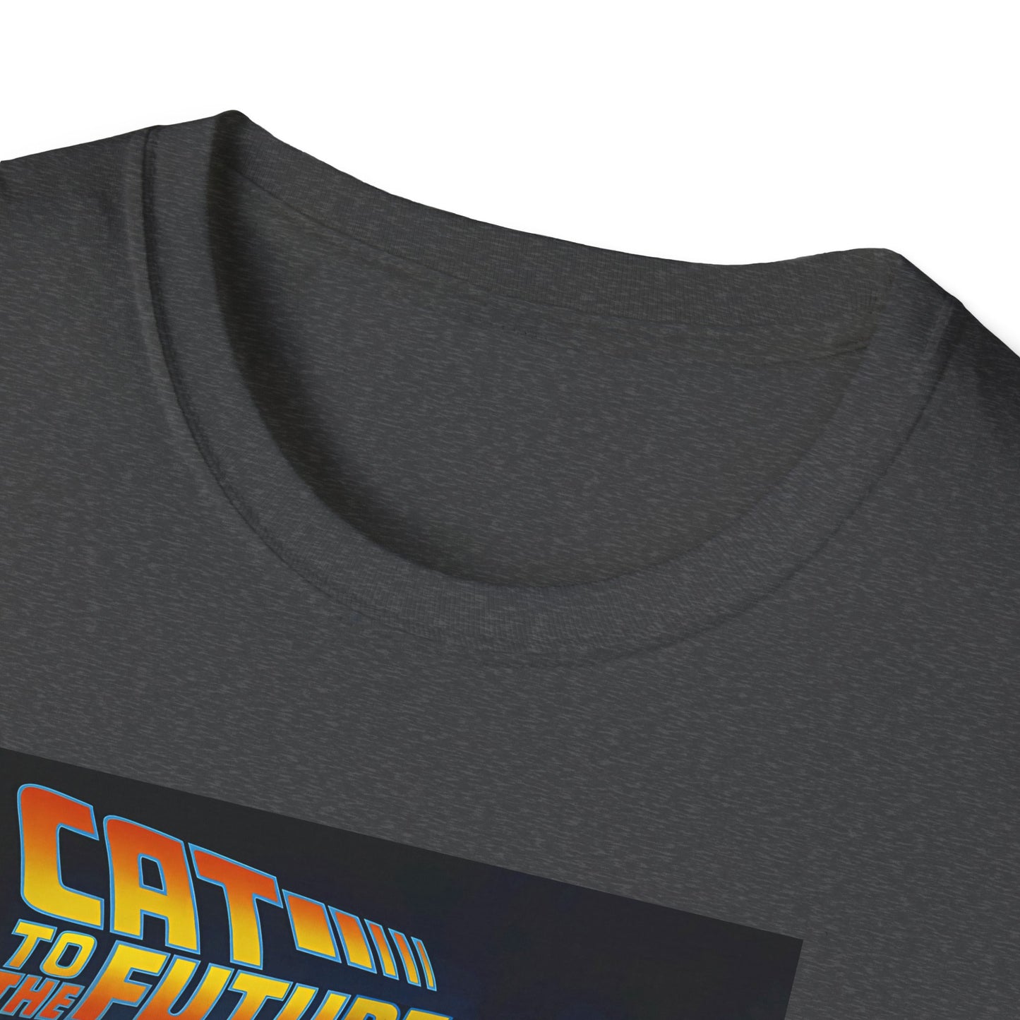 Cat To The Future Unisex Softstyle Tee