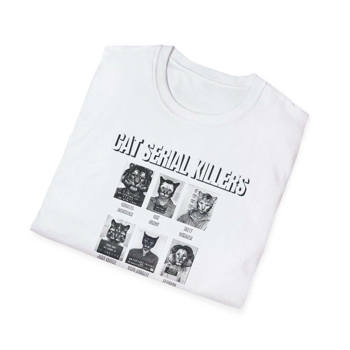 Cat Serial Killers NL Unisex Softstyle T-Shirt