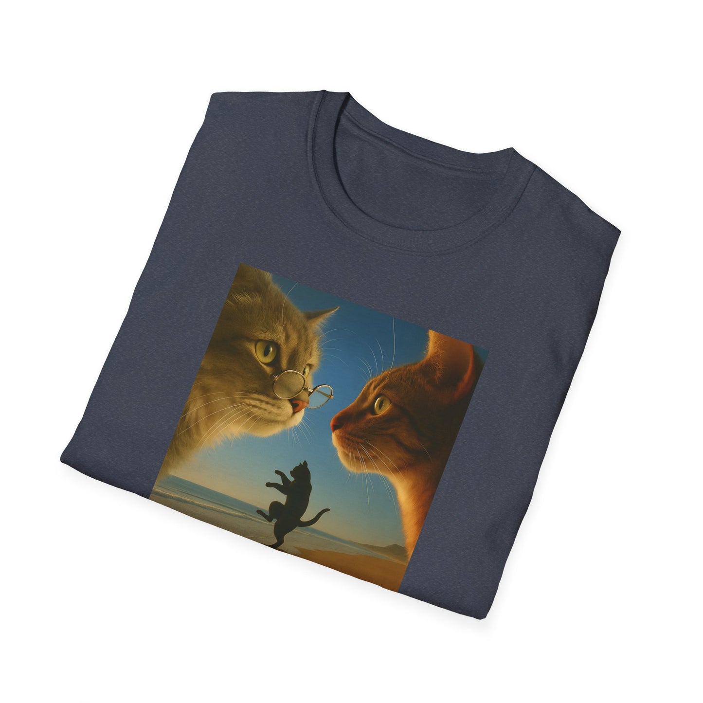 Karate Kat T-Shirt - Fun Unisex Softstyle T-Shirt