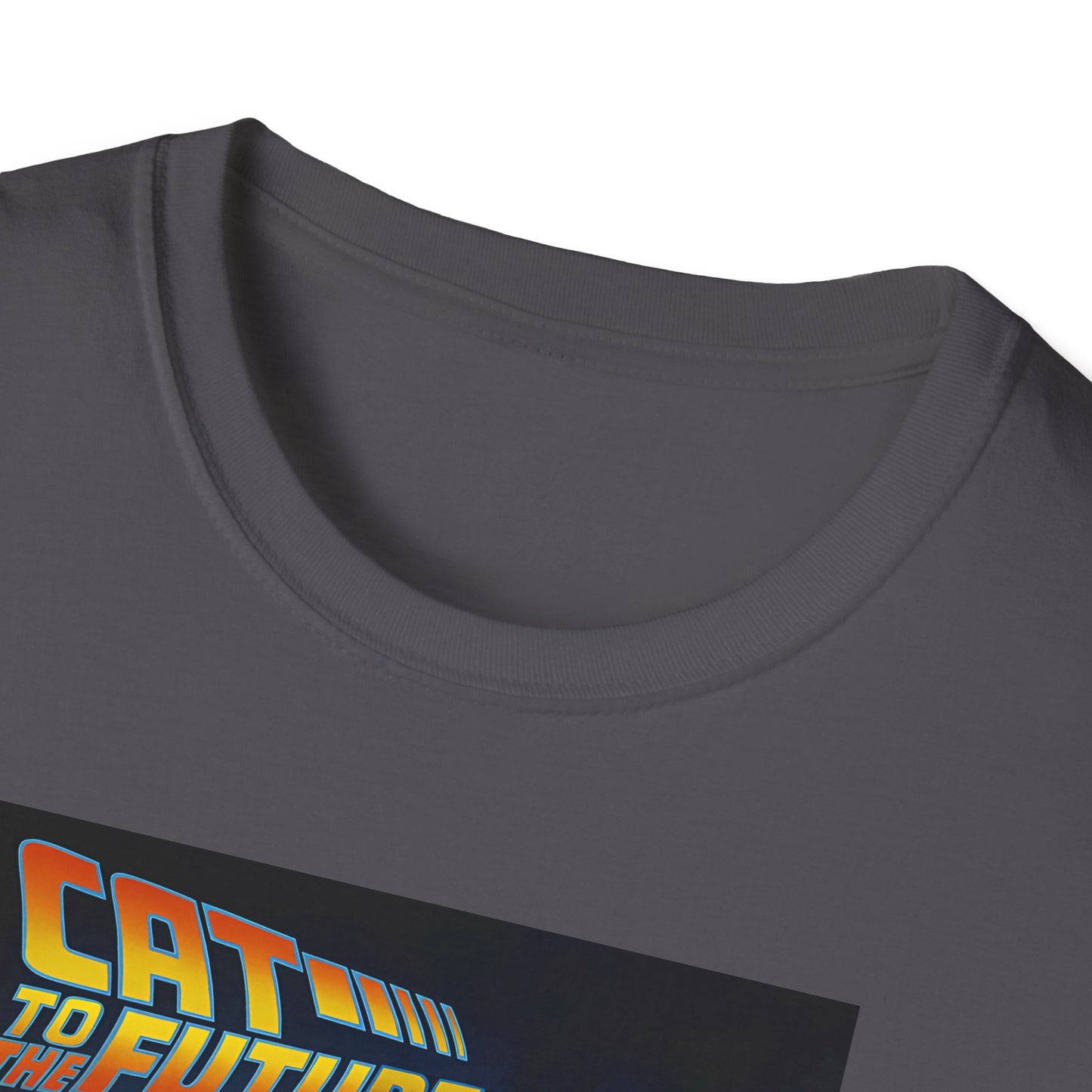 Cat To The Future Unisex Softstyle Tee
