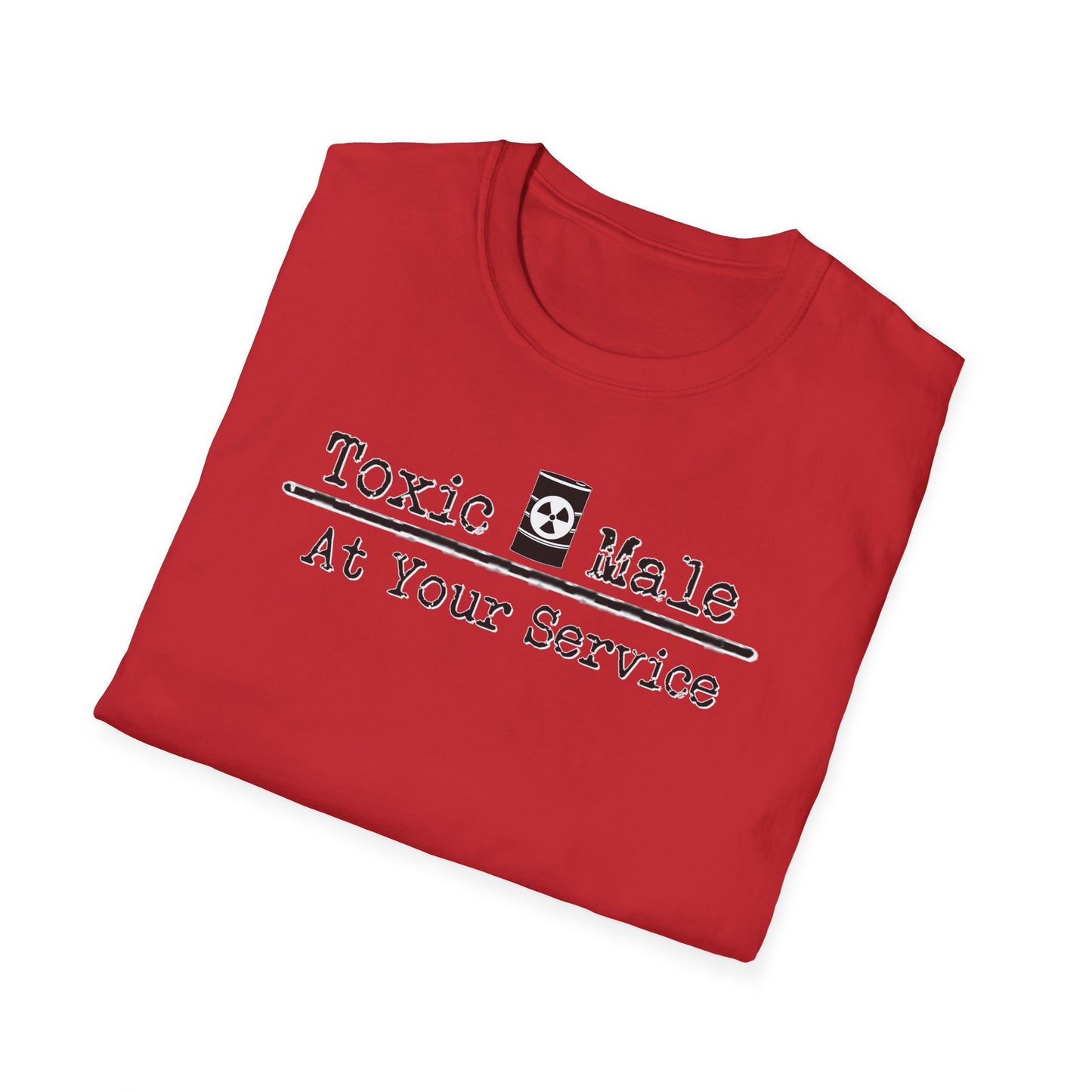 Toxic Male: At Your Service NL Unisex Softstyle T-Shirt