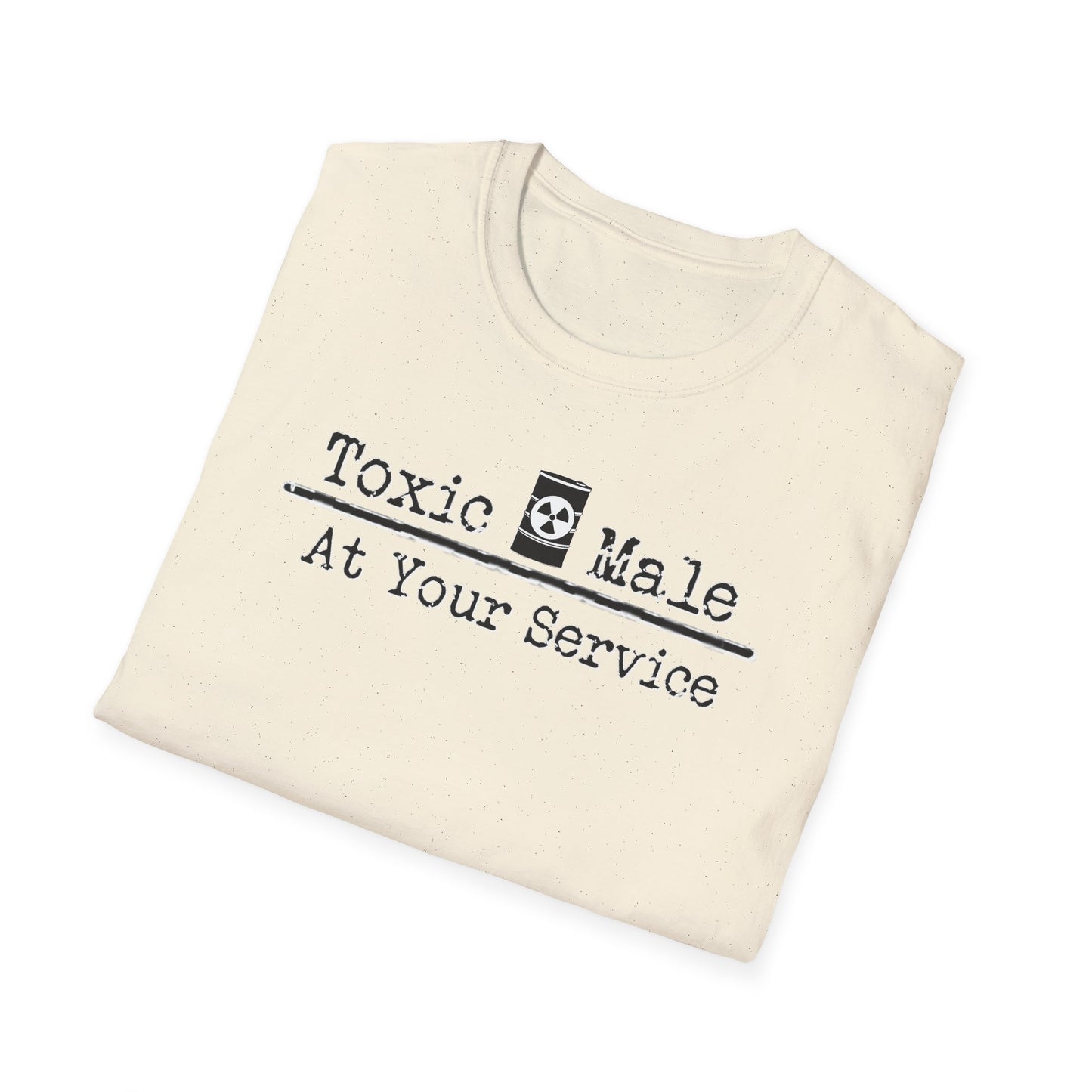 Toxic Male: At Your Service NL Unisex Softstyle T-Shirt