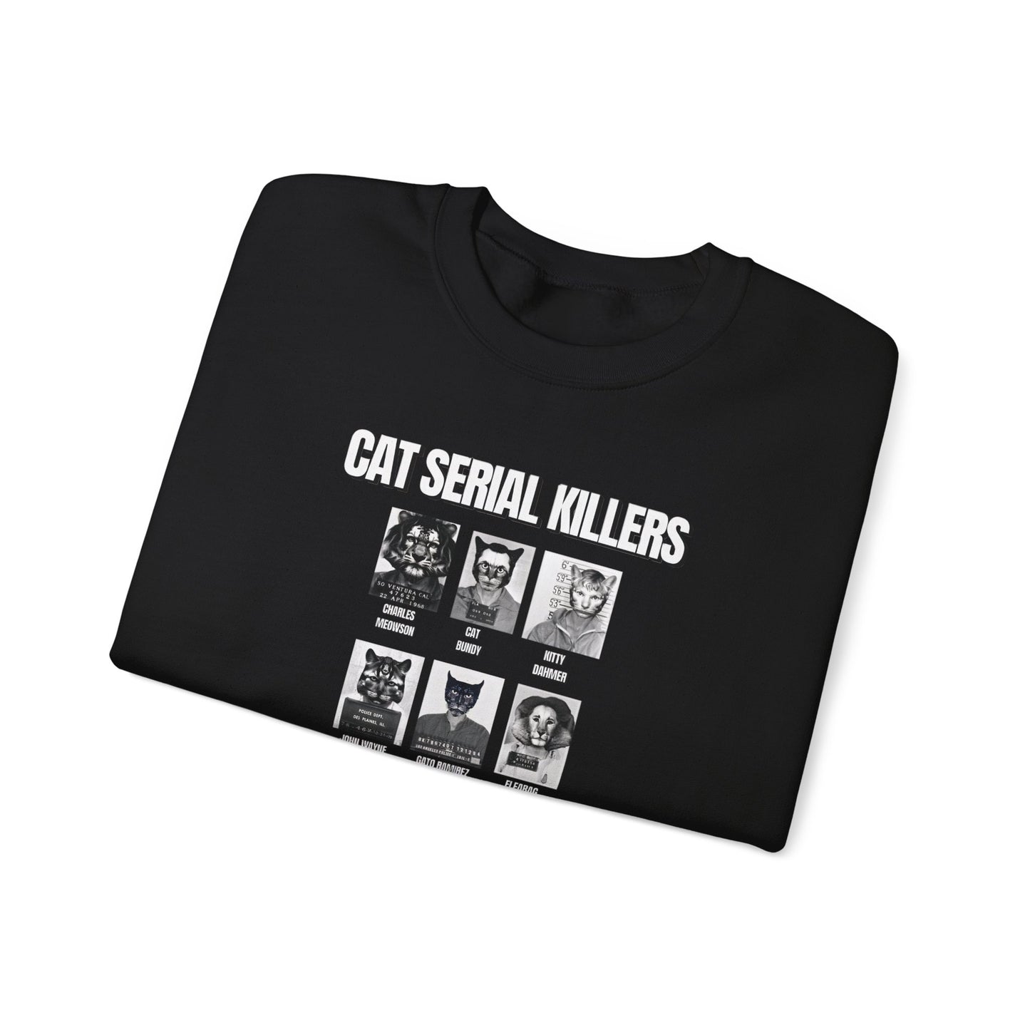 Cat Serial Killers Unisex Heavy Blend Crewneck Sweatshirt
