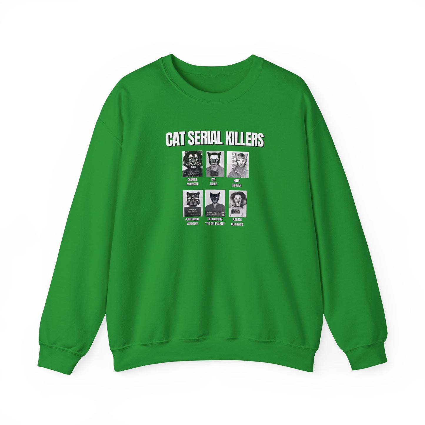 Cat Serial Killers Unisex Heavy Blend Crewneck Sweatshirt