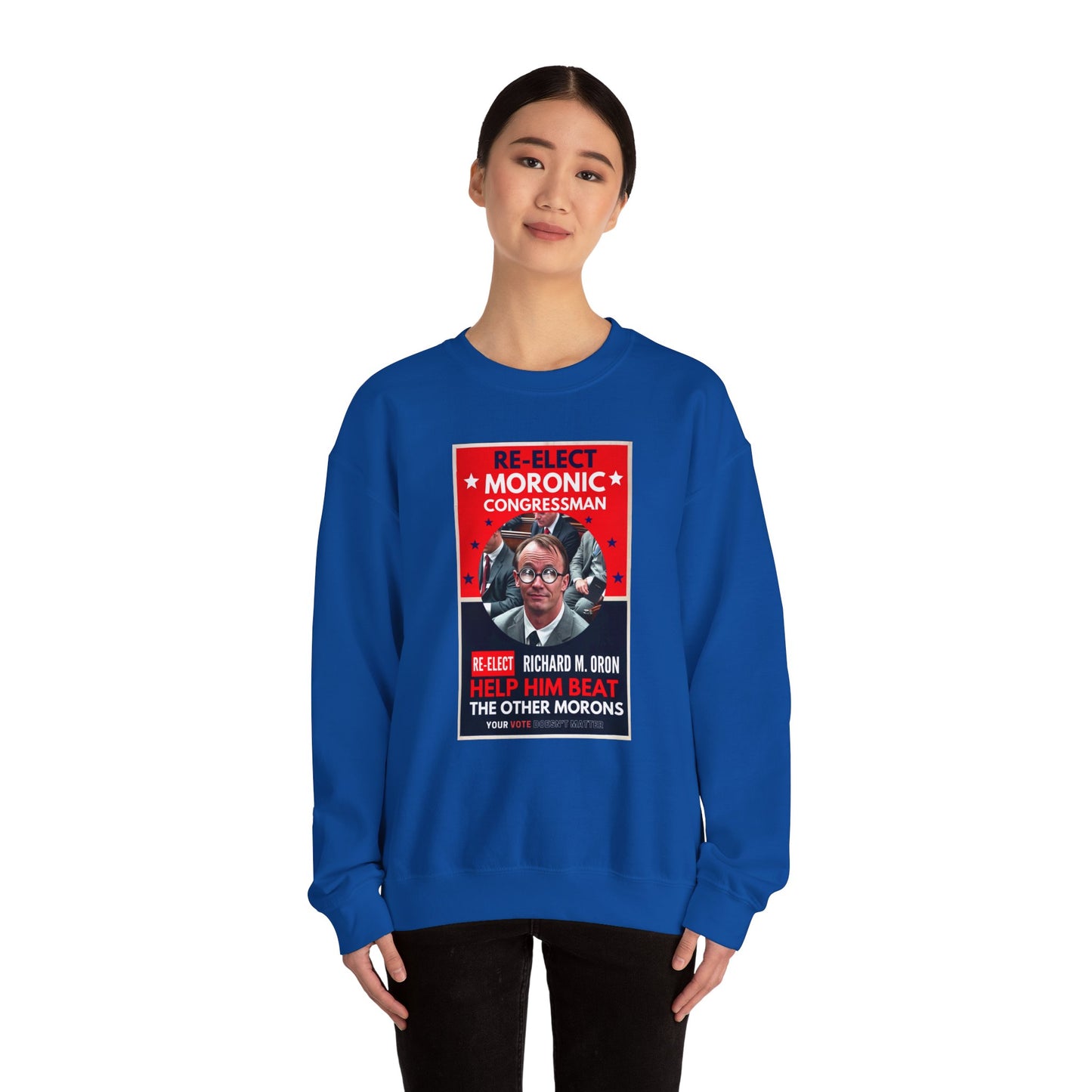 Re-Elect Moronic Congressman Unisex Heavy Blend™ Crewneck Sweatshirt