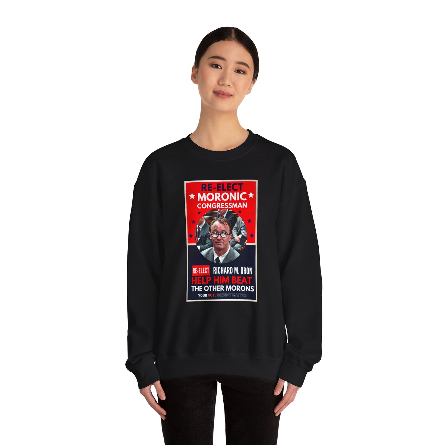 Re-Elect Moronic Congressman Unisex Heavy Blend™ Crewneck Sweatshirt
