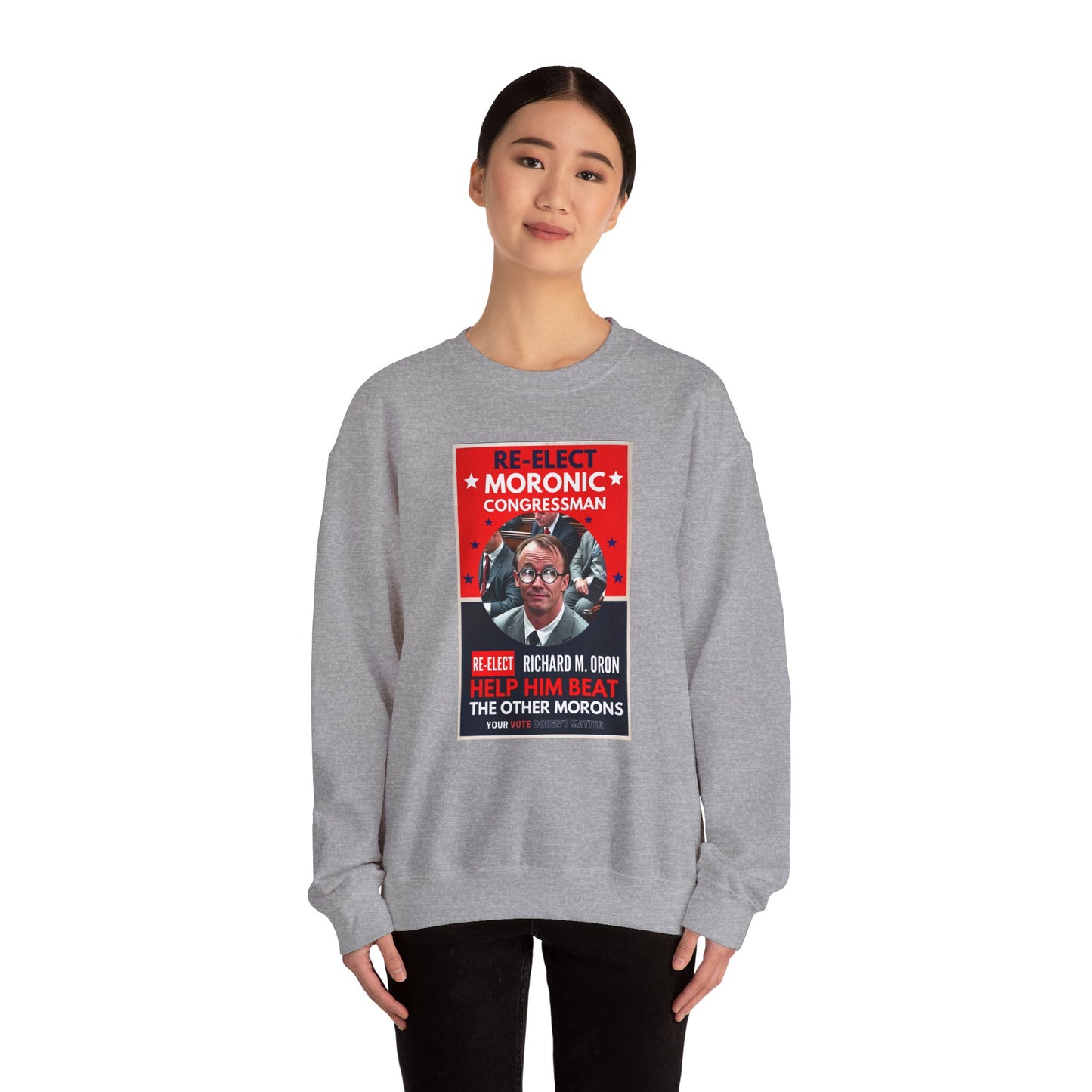 Re-Elect Moronic Congressman Unisex Heavy Blend™ Crewneck Sweatshirt