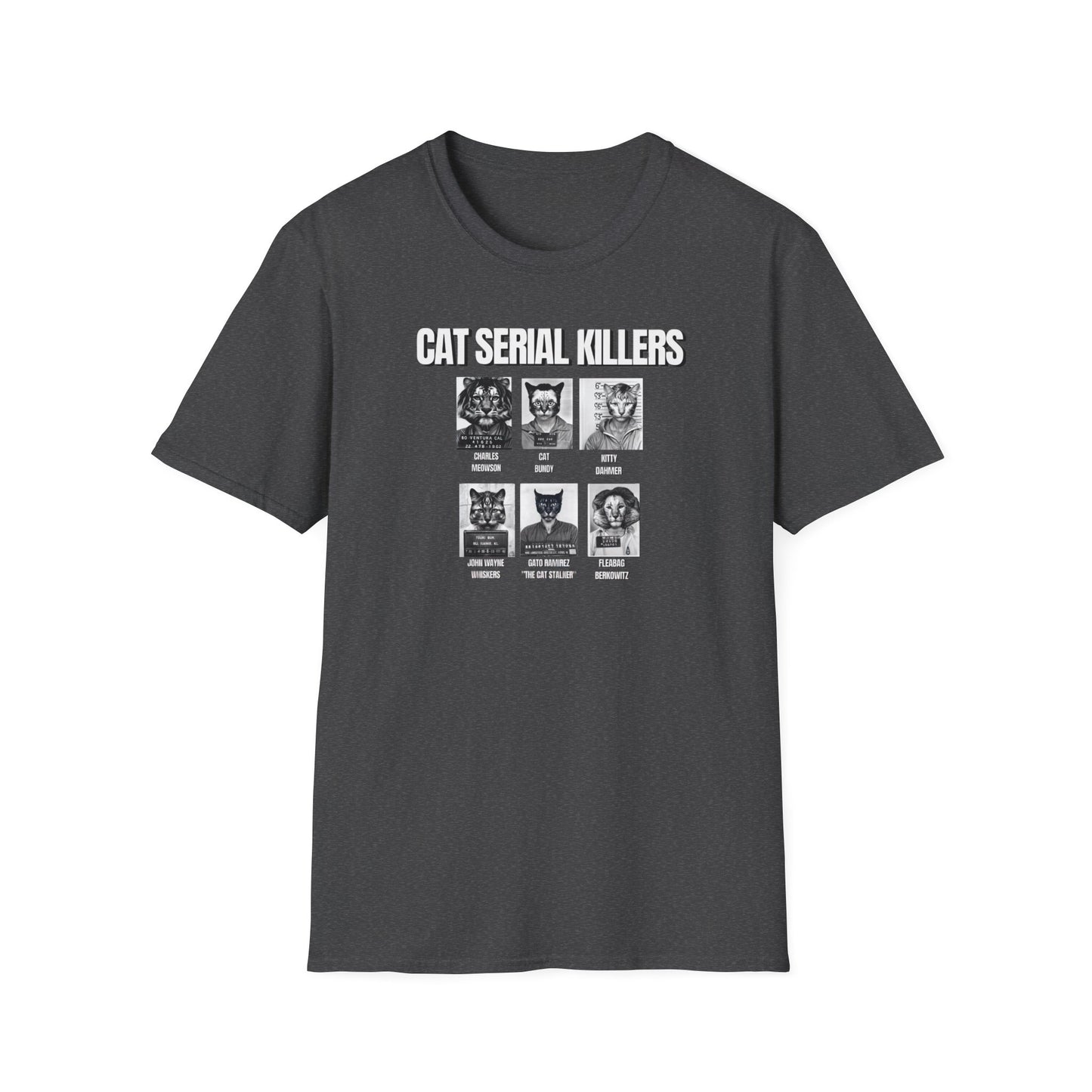 Cat Serial Killers NL Unisex Softstyle T-Shirt
