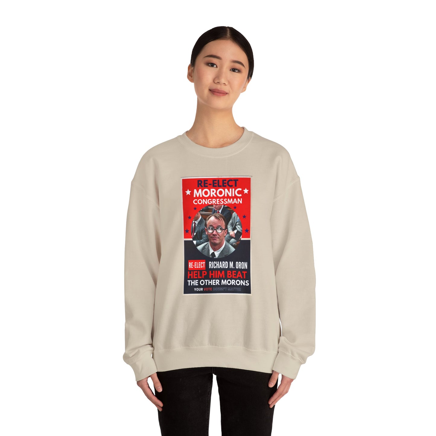 Re-Elect Moronic Congressman Unisex Heavy Blend™ Crewneck Sweatshirt