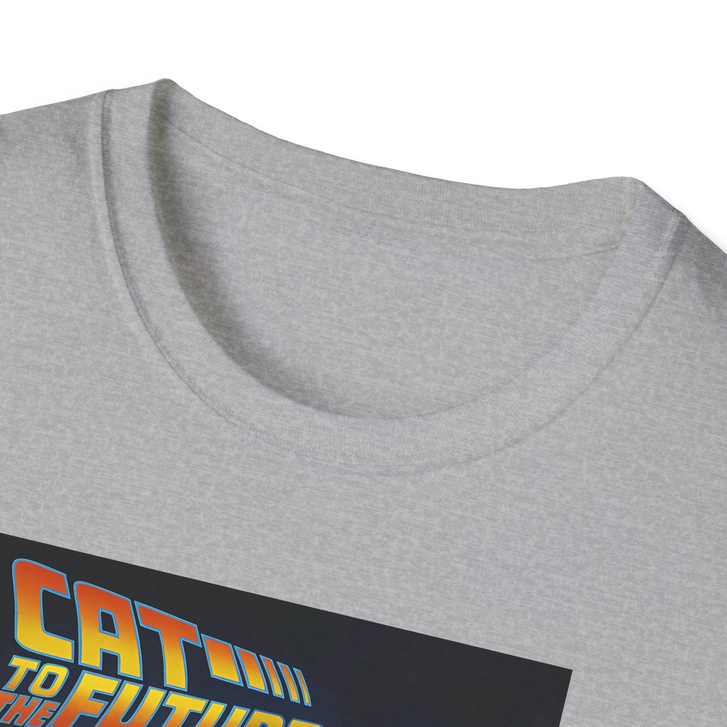 Cat To The Future Unisex Softstyle Tee
