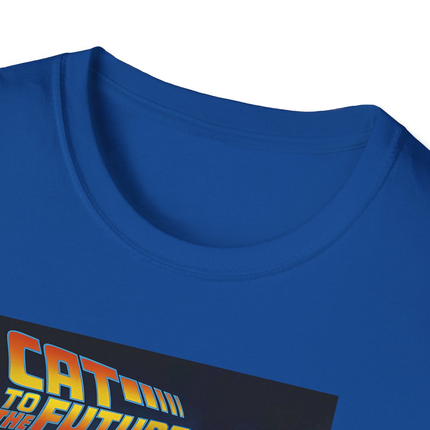 Cat To The Future Unisex Softstyle Tee