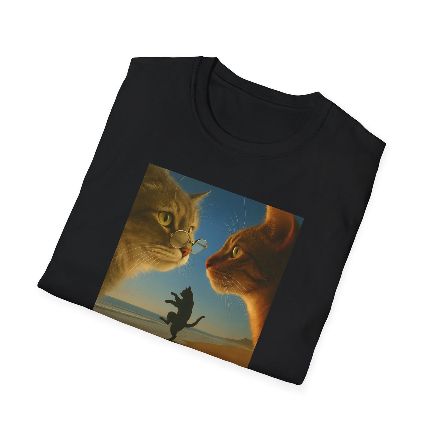 Karate Kat T-Shirt - Fun Unisex Softstyle T-Shirt